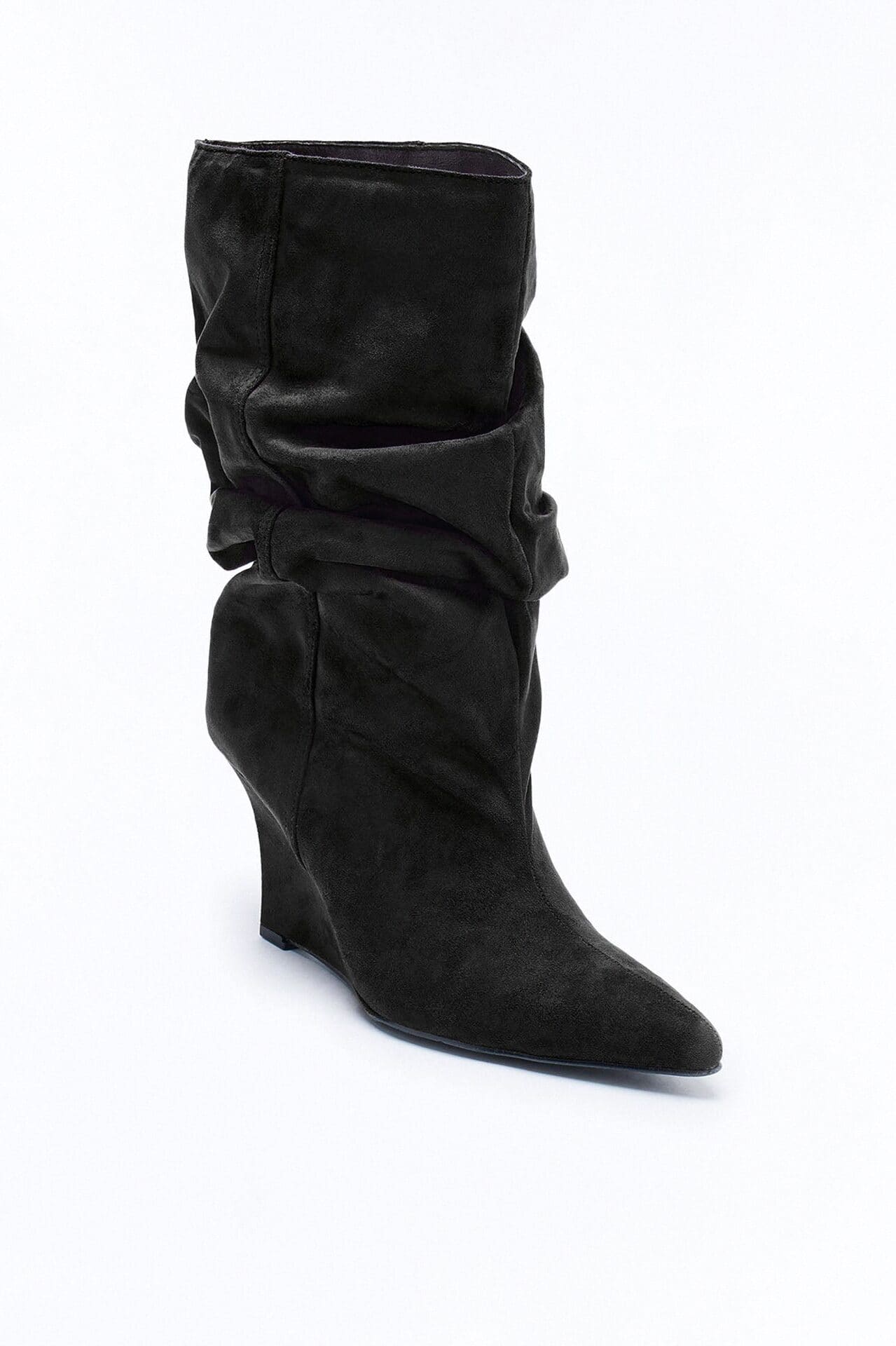 Brynn Slouch Booties - Black alternate