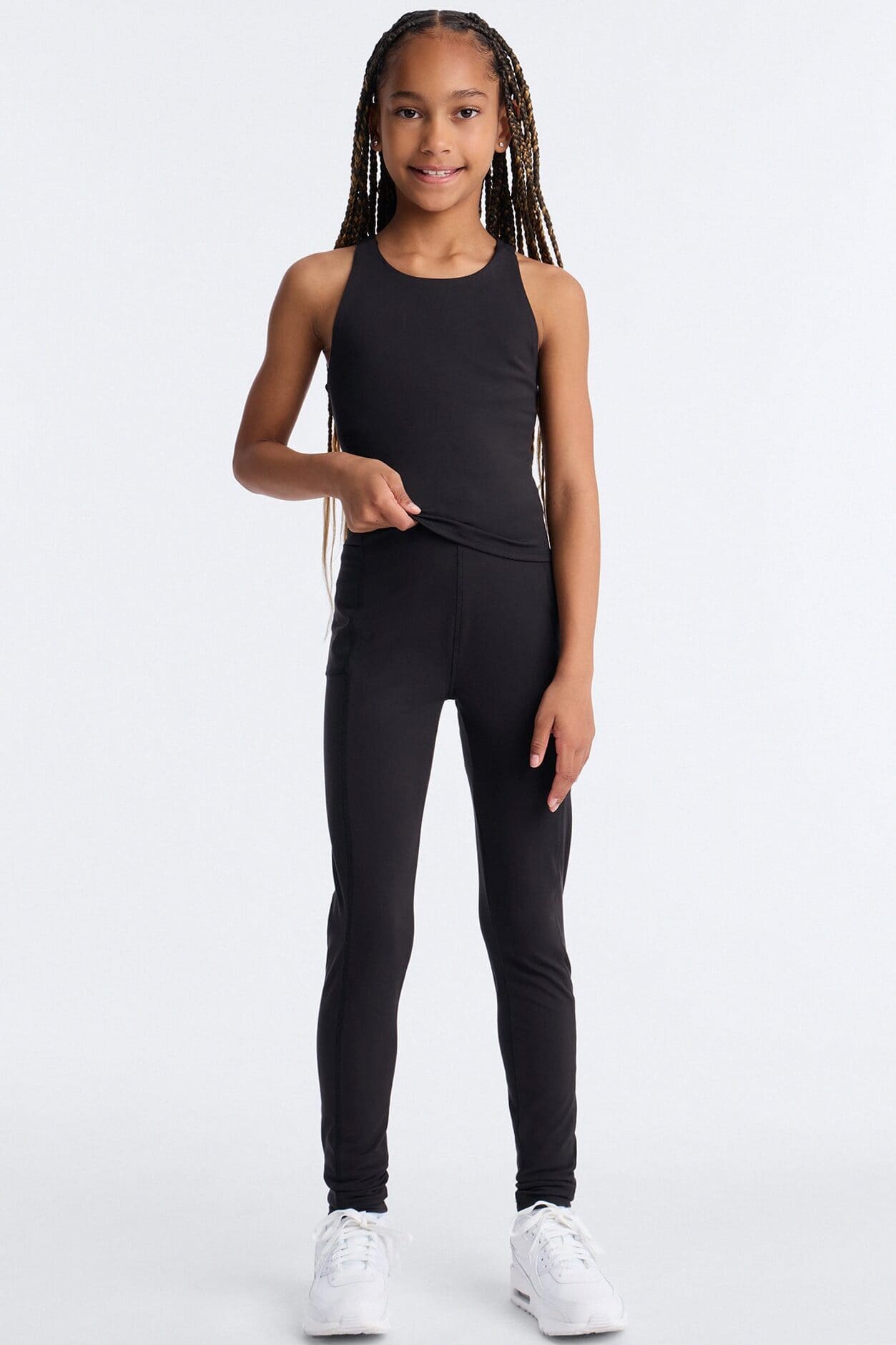 Mini Made Up My Mind Sportscore Racerback Tank Top - Black alternate