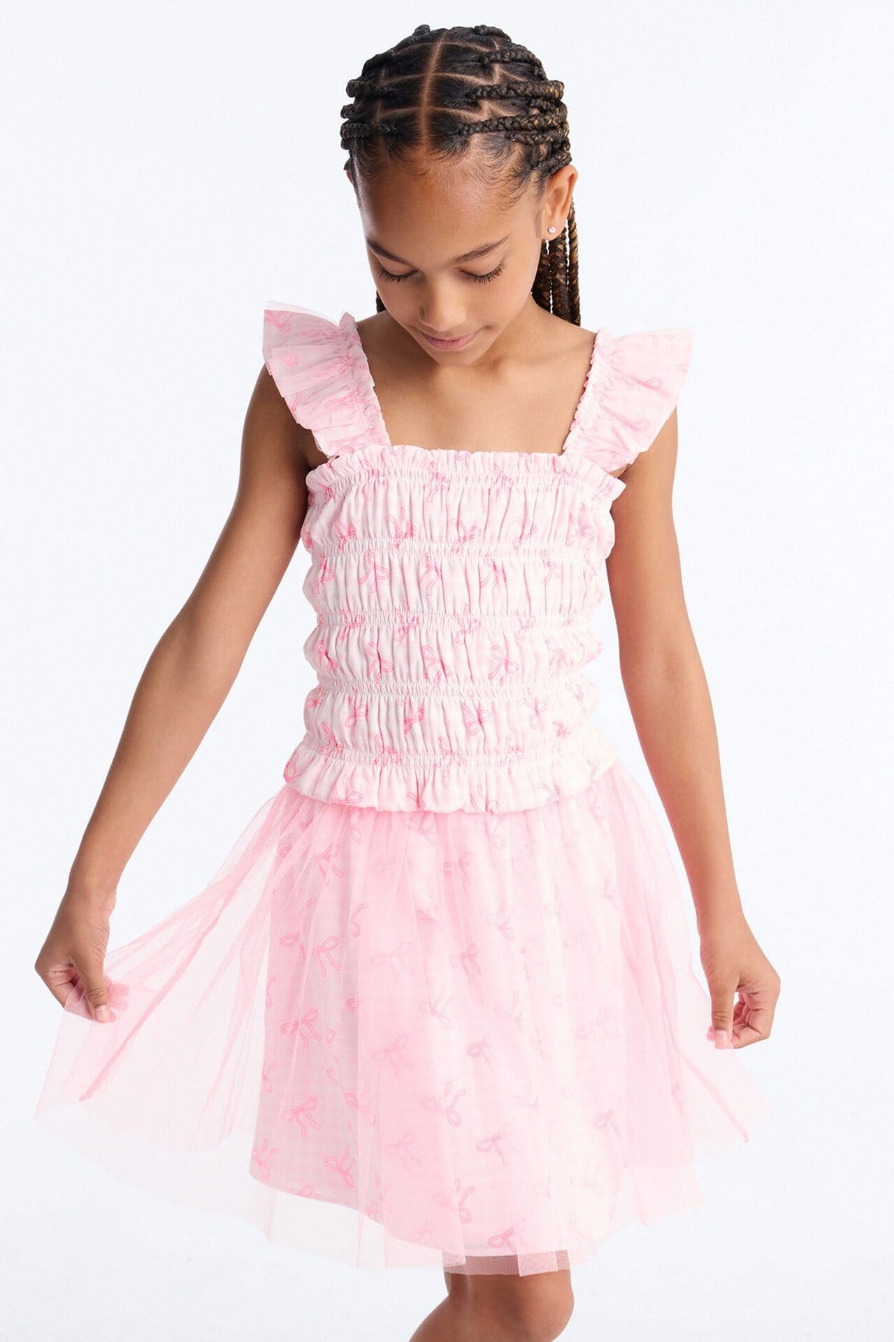 Mini Bella Skirt Set - Pink alternate