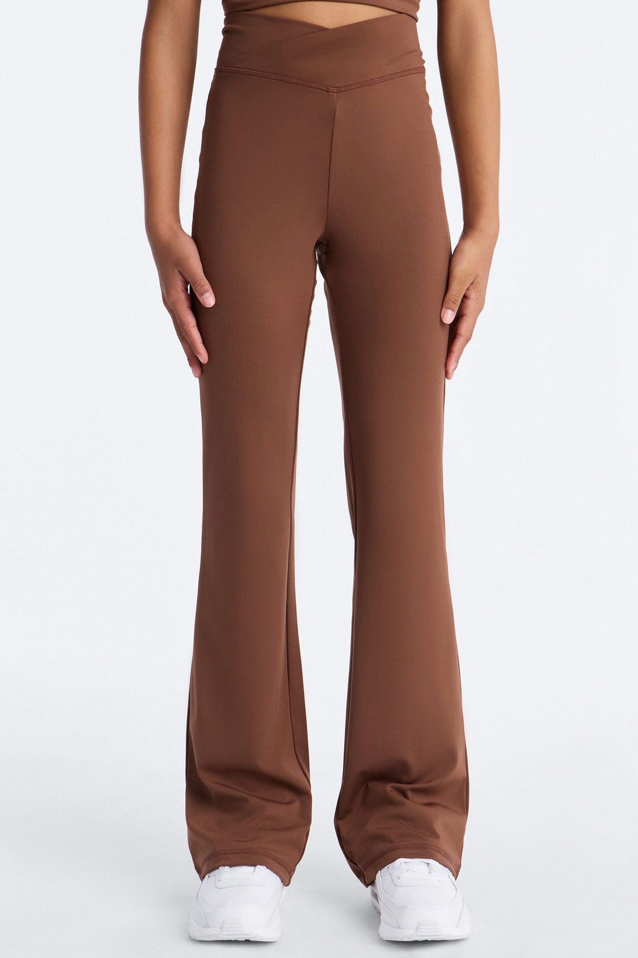 Mini Headed To Practice Sportscore Flare Leggings - Brown alternate