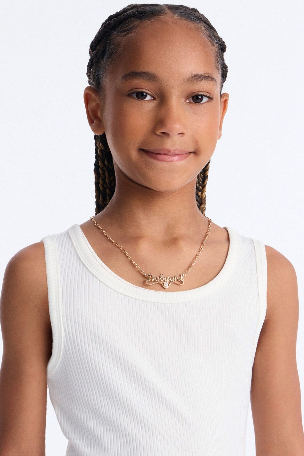 Mini Babygirl Necklace - Gold alternate