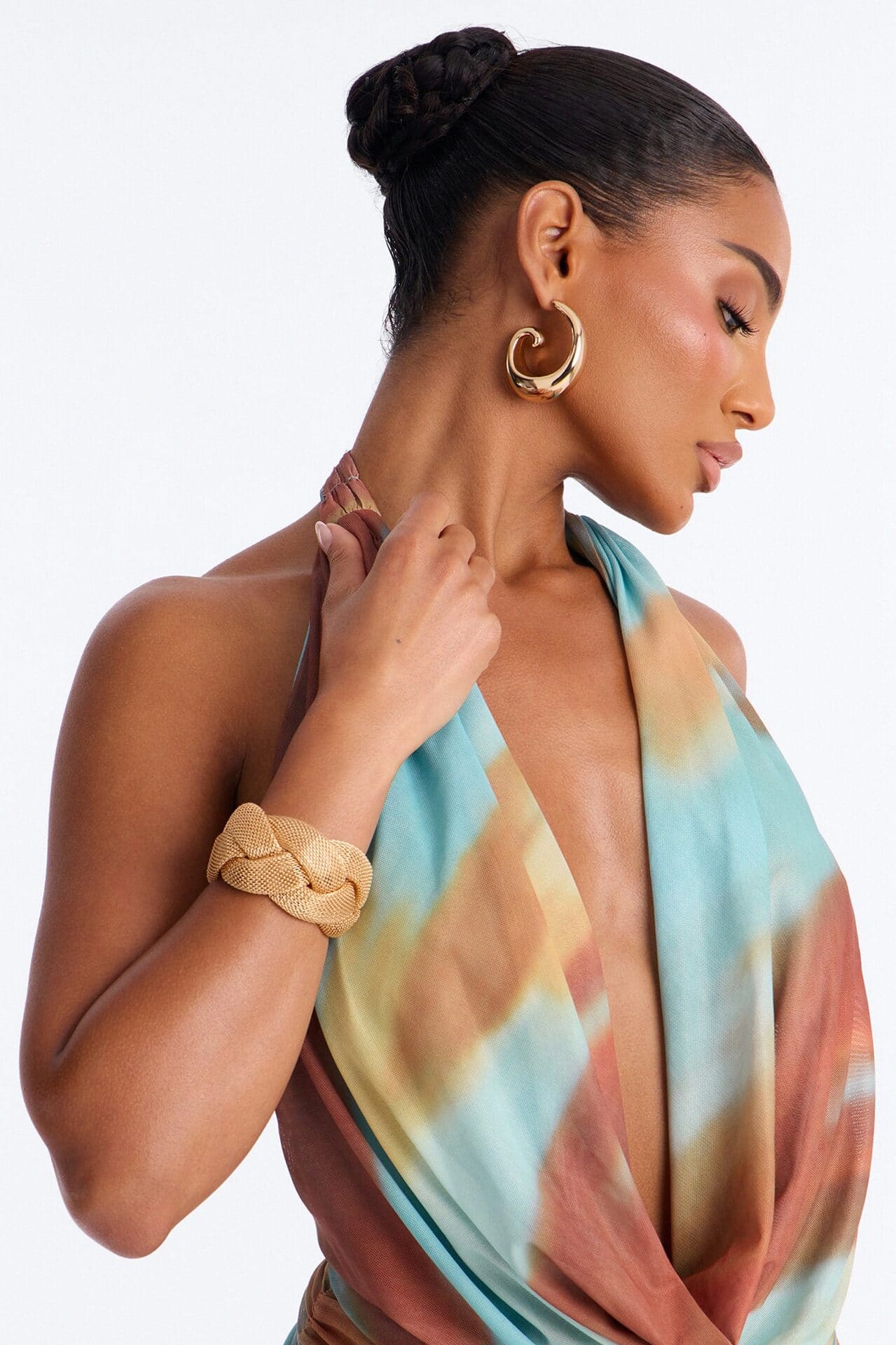 Tangled Up In You Cuff Bracelet - Gold alternate