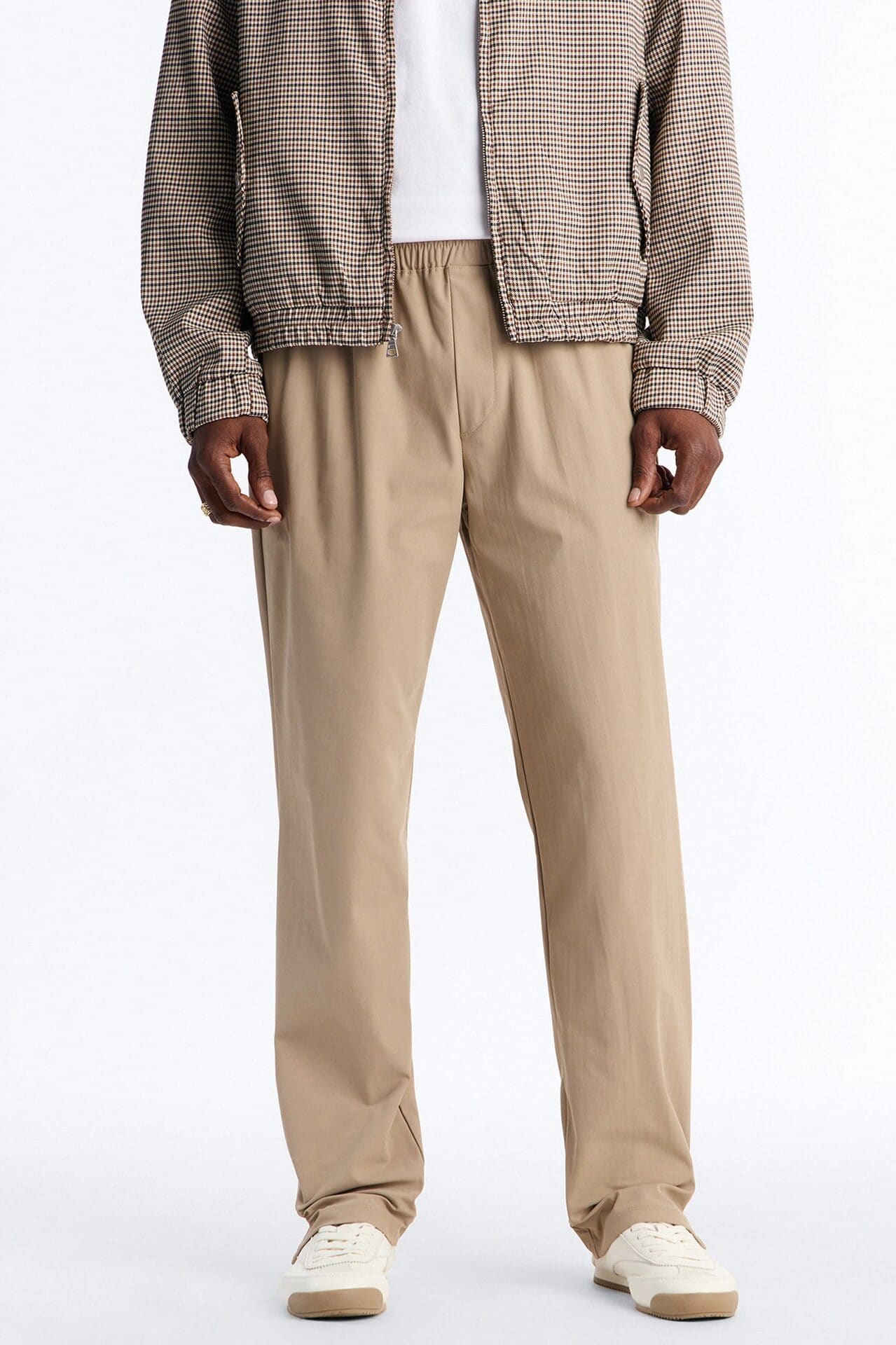 Slim Axis Slit Pant - Khaki