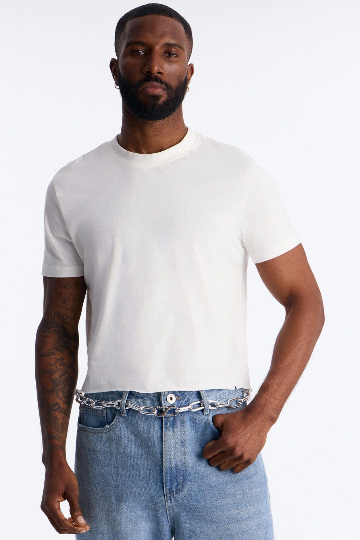 Industrial Urban Chain Belt - Silver alternate