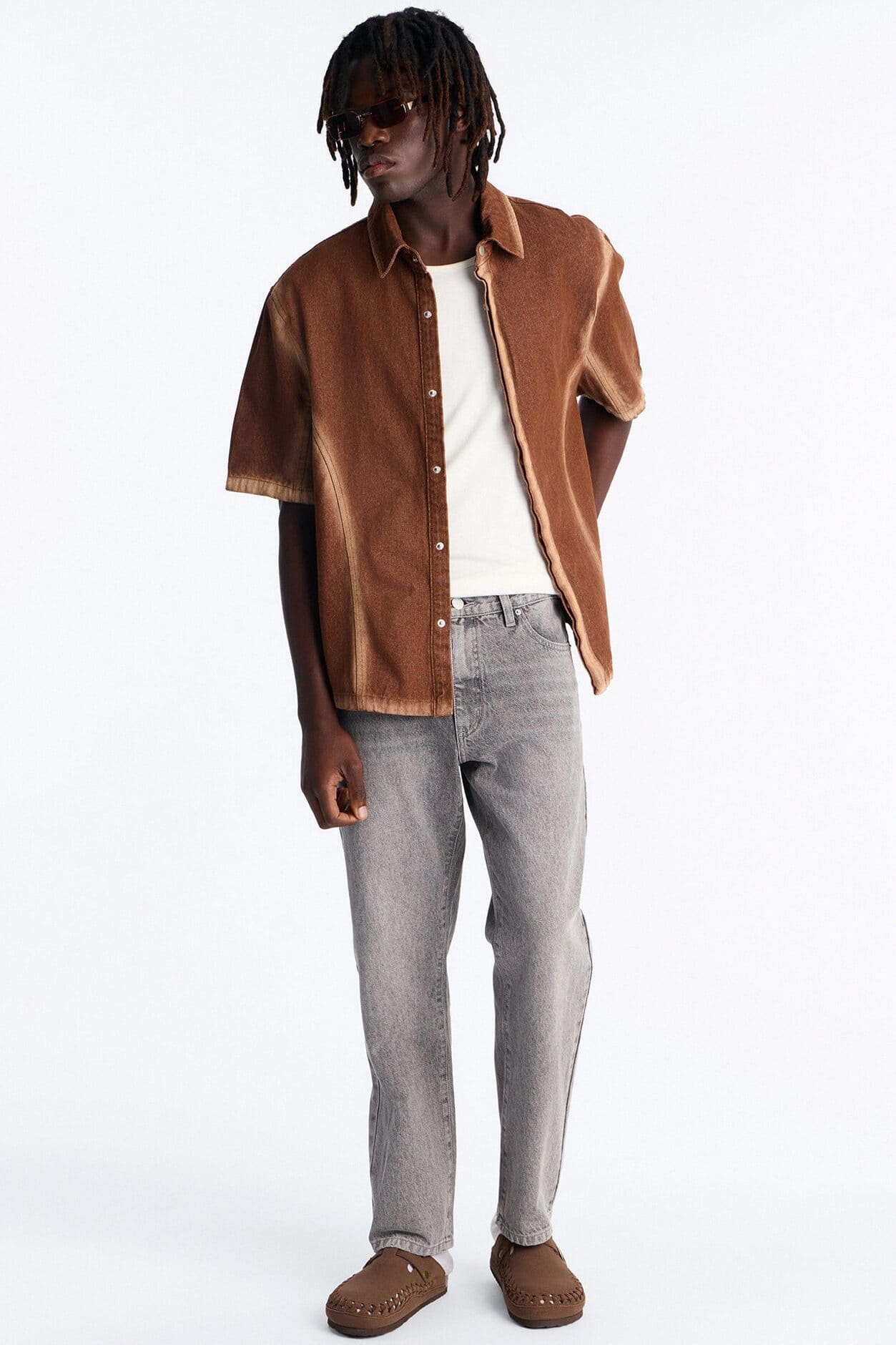 The Staple Straight Jean - Grey alternate