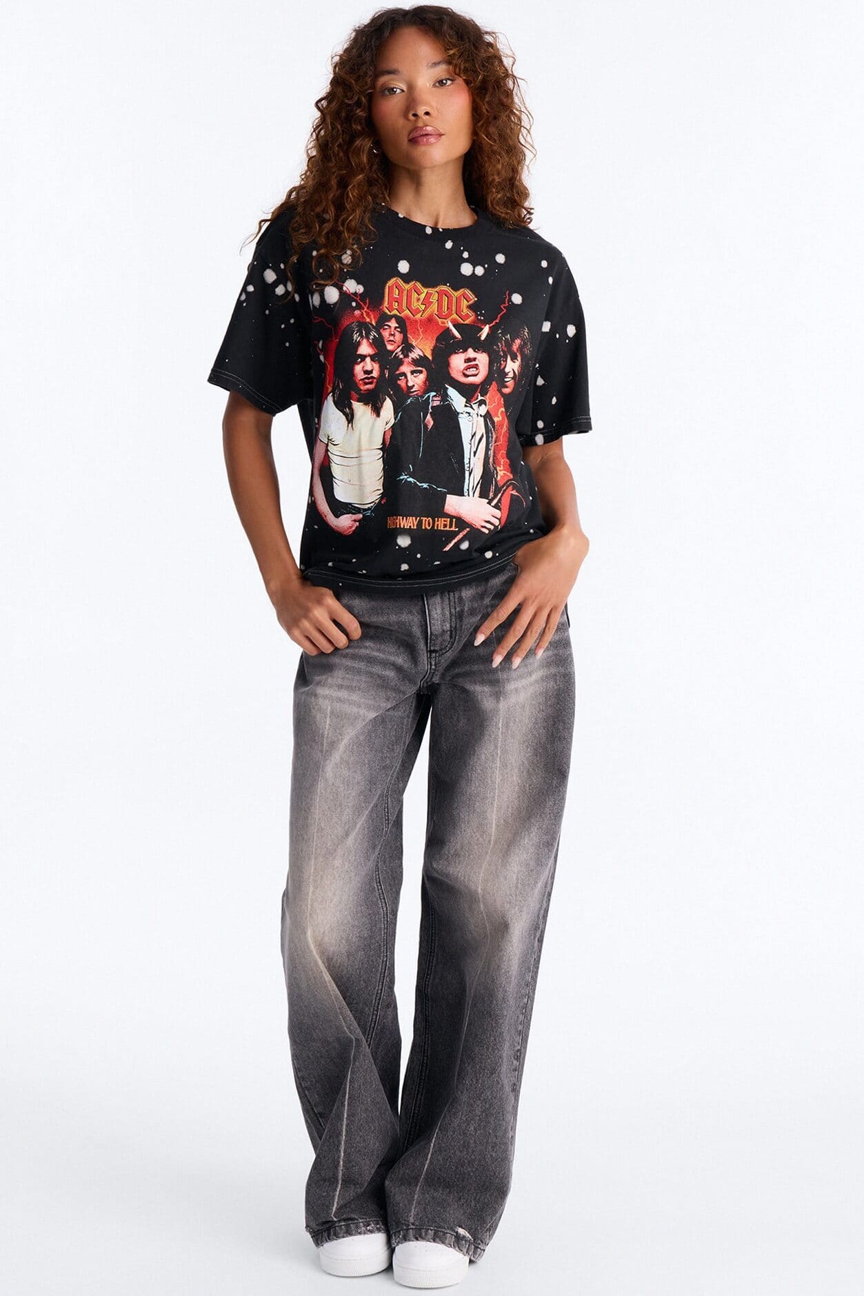 Highway To Hell ACDC Short Sleeve T-Shirt - Black alternate