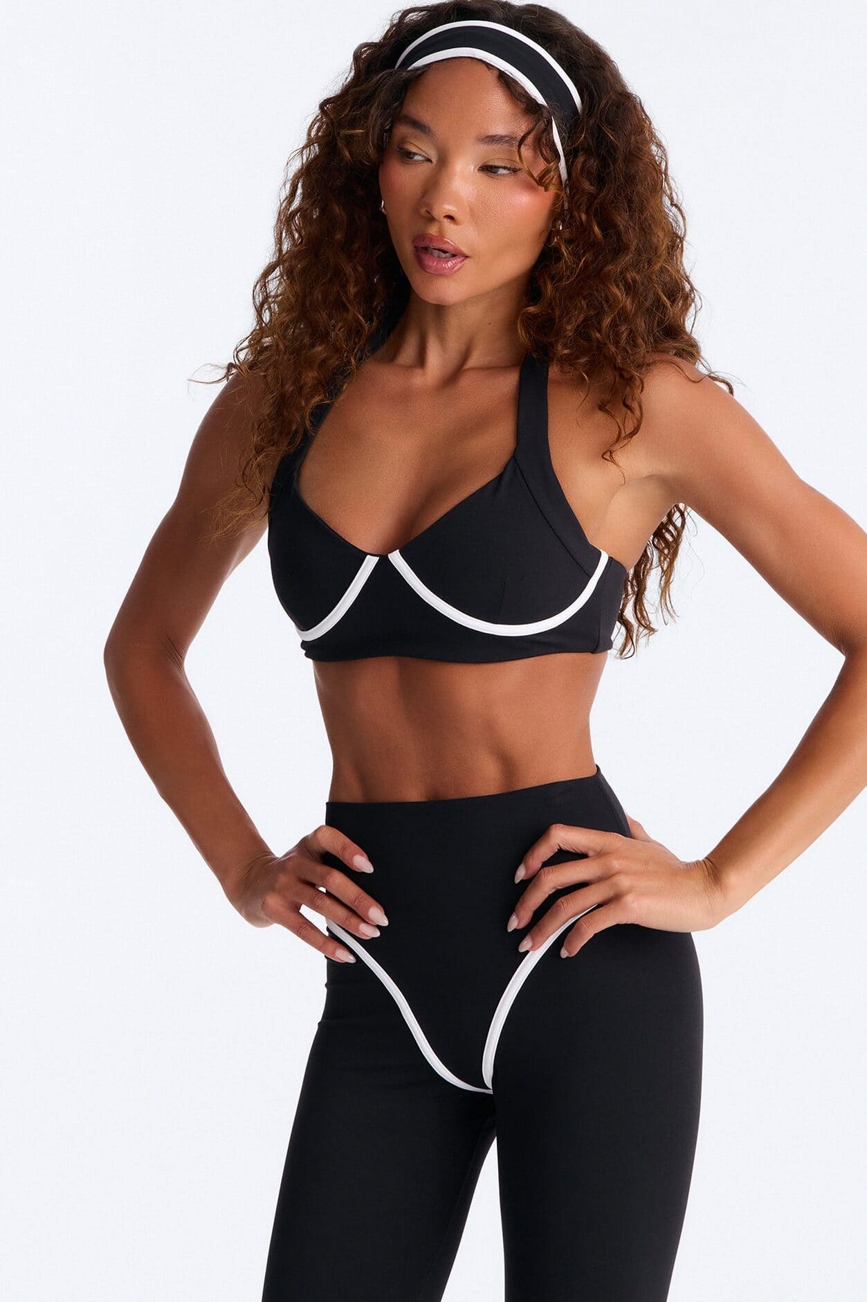 Sculpt Active 3 Piece Legging Set - Black alternate