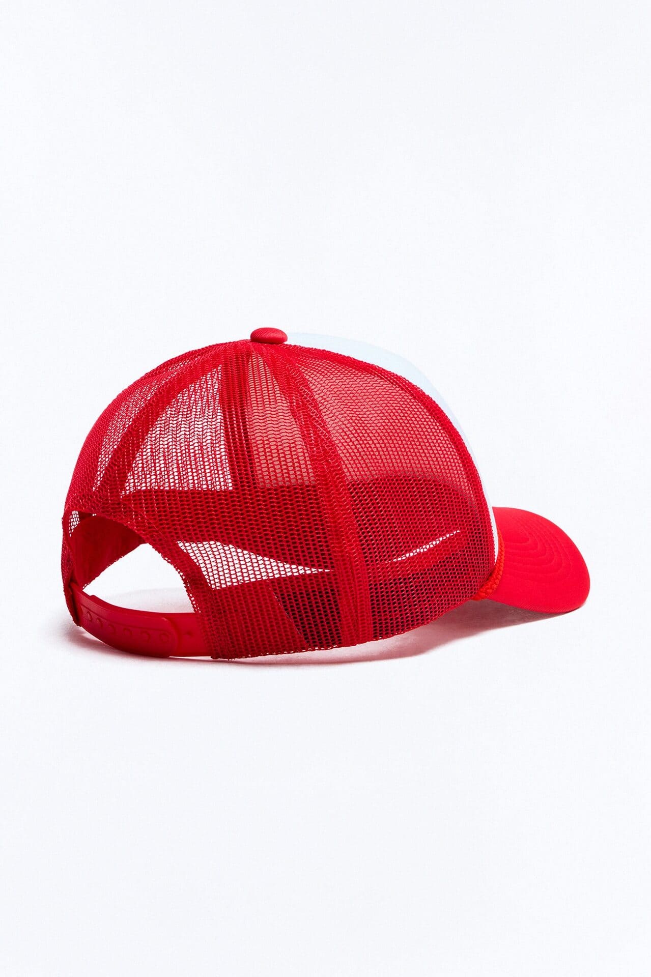 Call My Stylish Mesh Panel Snapback Hat - Red/White alternate