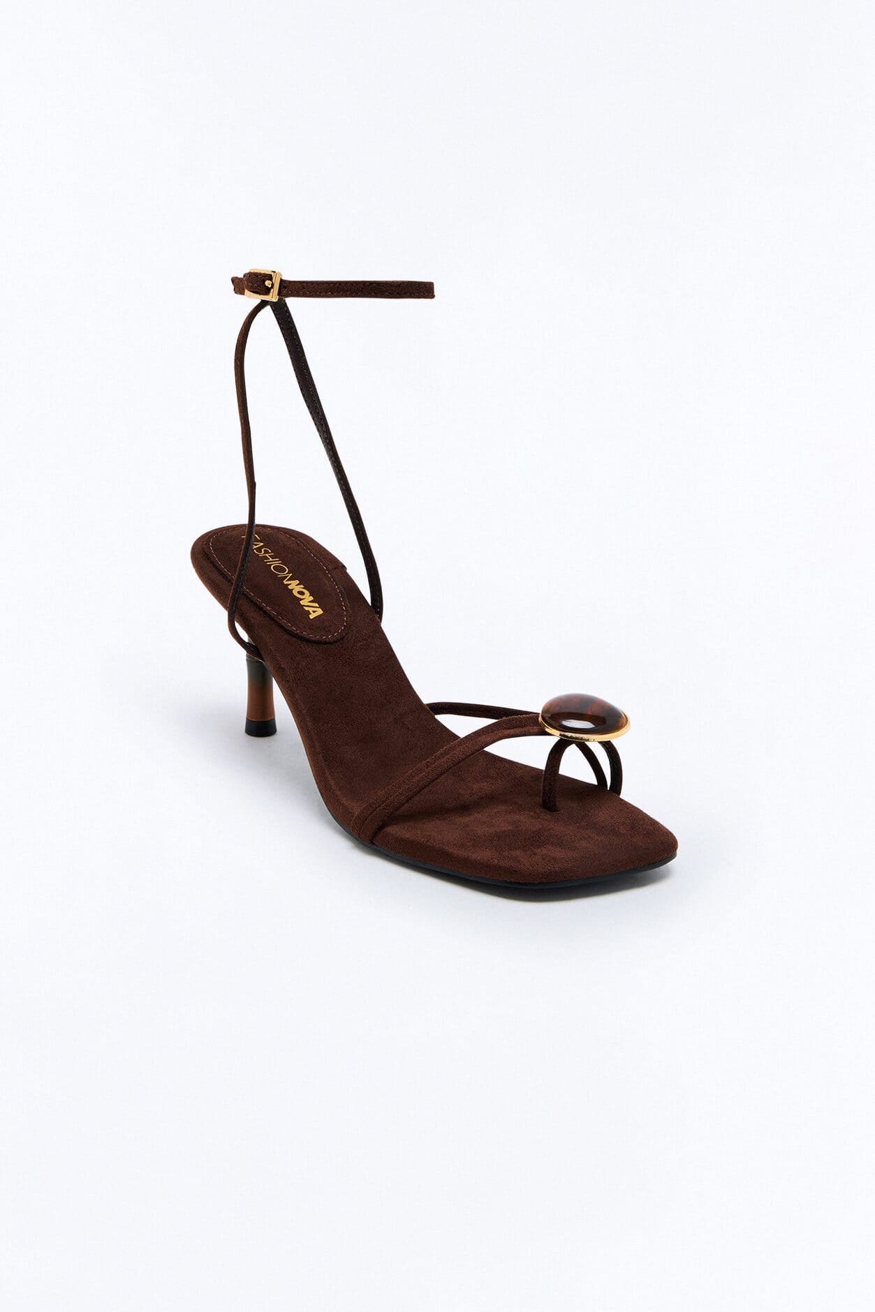 Rico Stone Toe Ring Heels - Chocolate alternate
