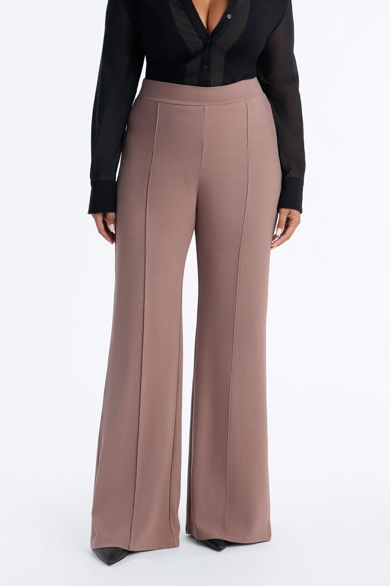 Tall Victoria High Waisted Dress Pants - Caffe alternate