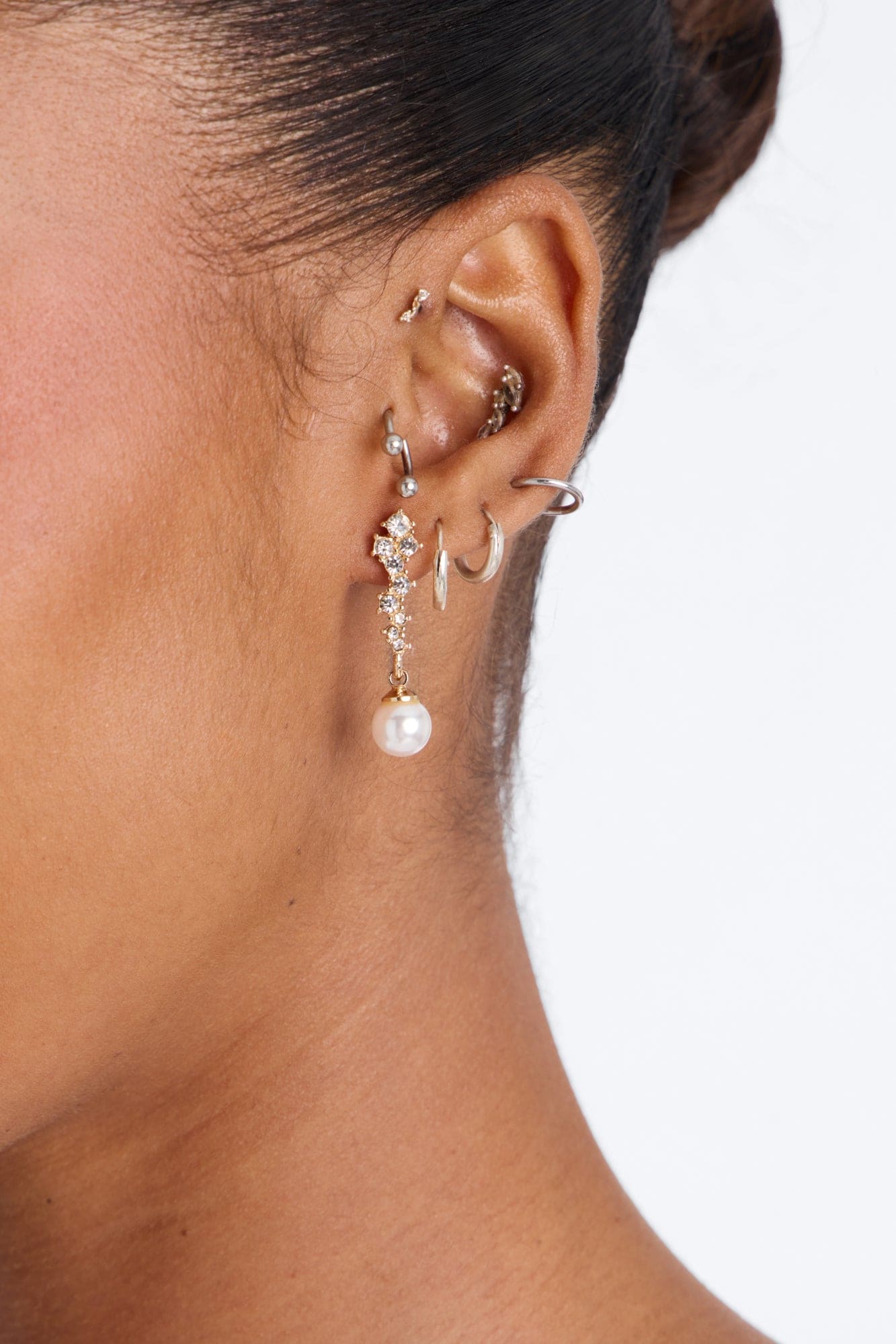 Never Ending Love Drop Earrings - Gold alternate