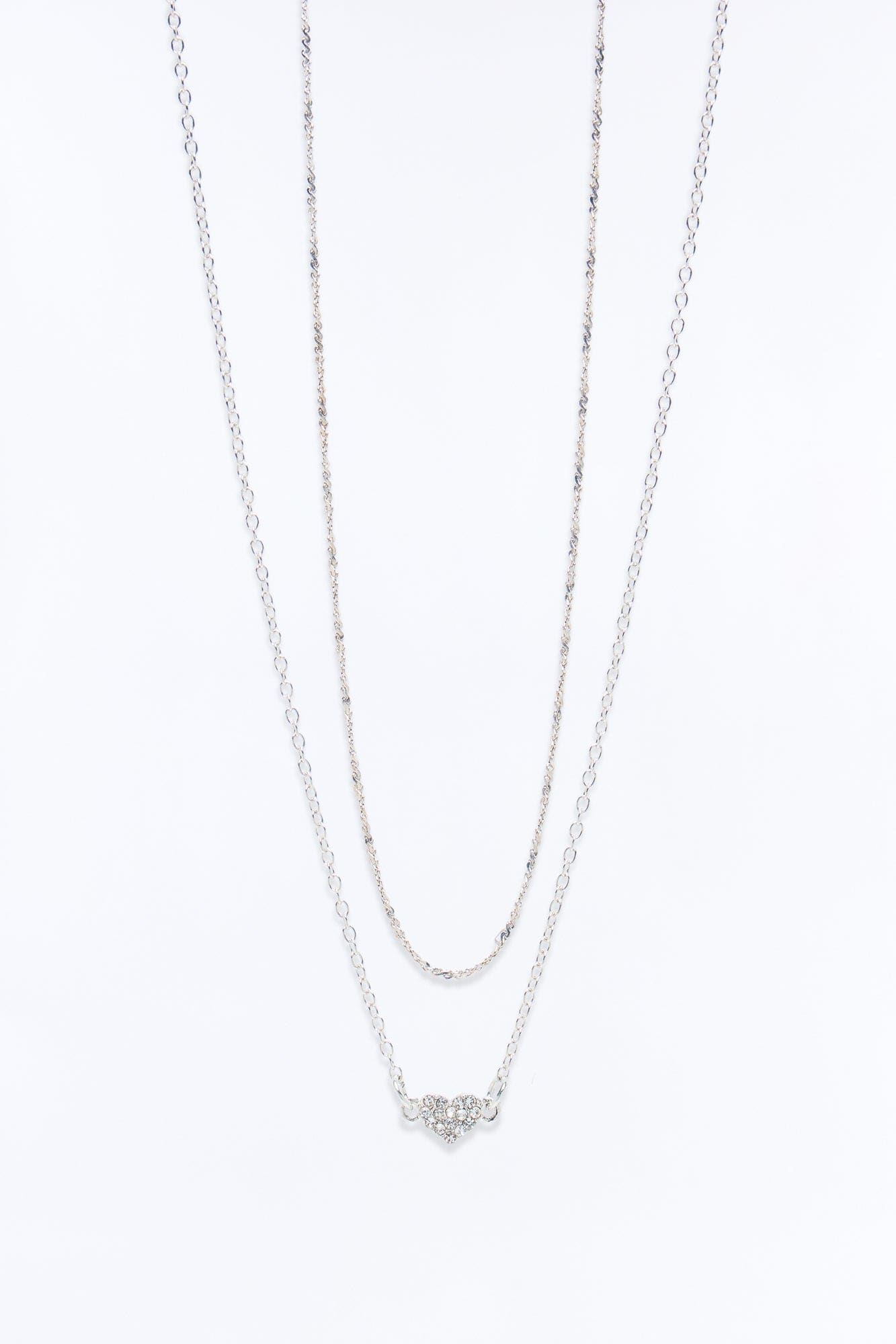 Ella Emerald Necklace - Silver