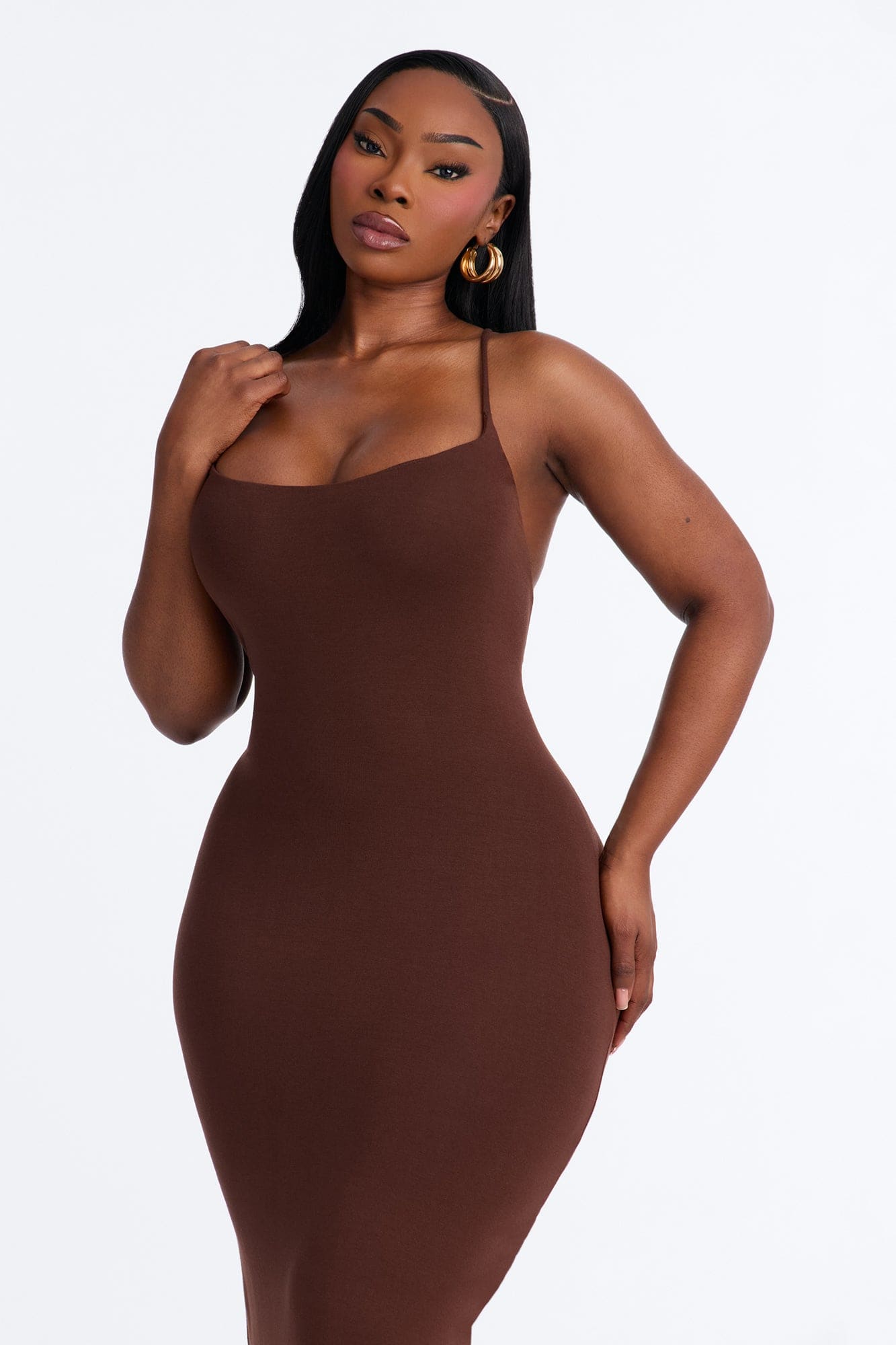 Ajay Maxi Dress - Chocolate alternate