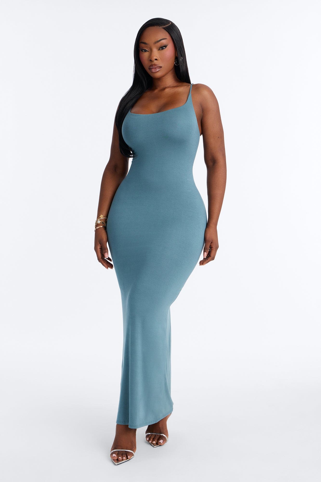 Ajay Maxi Dress - Steel