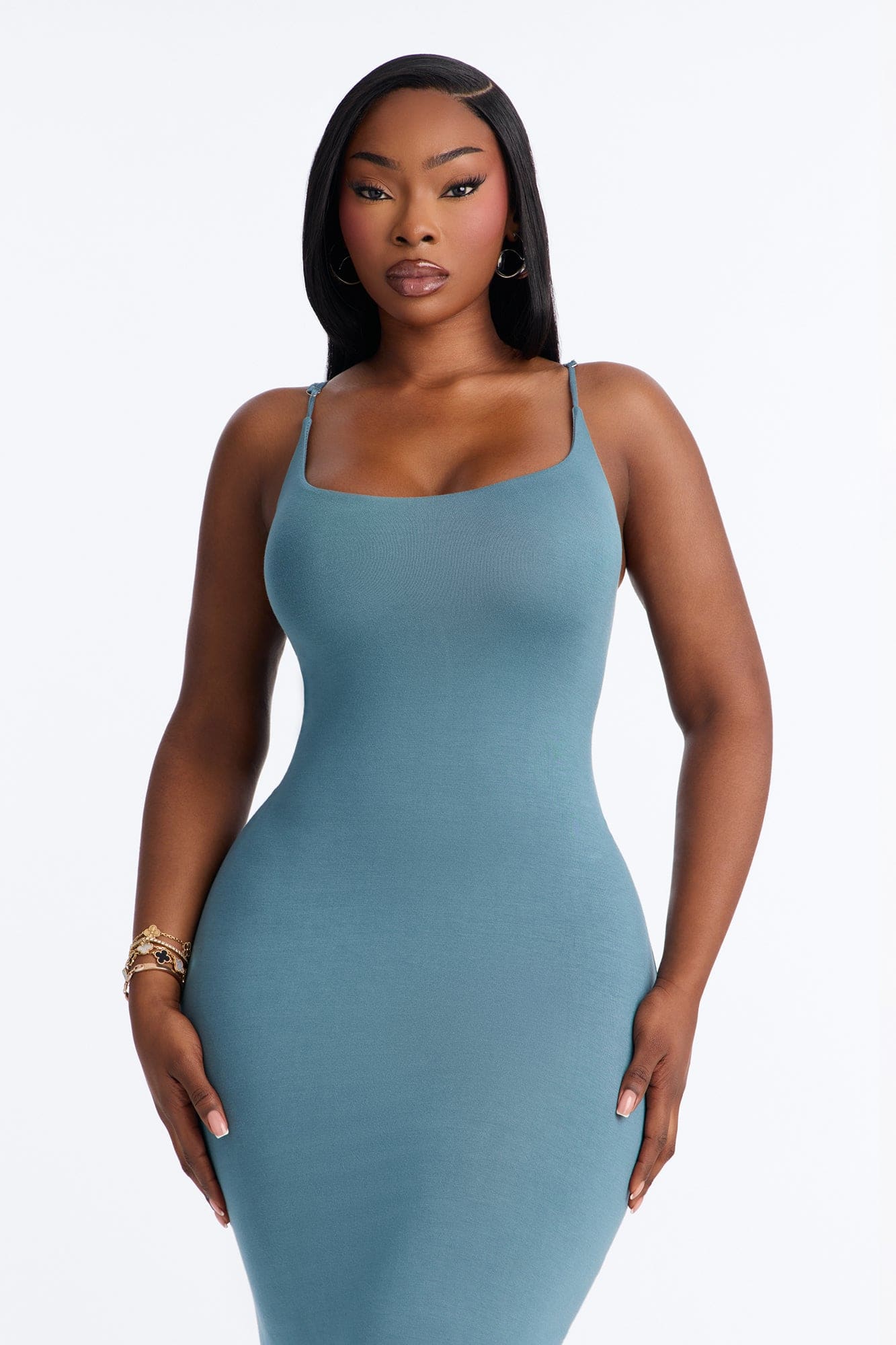 Ajay Maxi Dress - Steel alternate