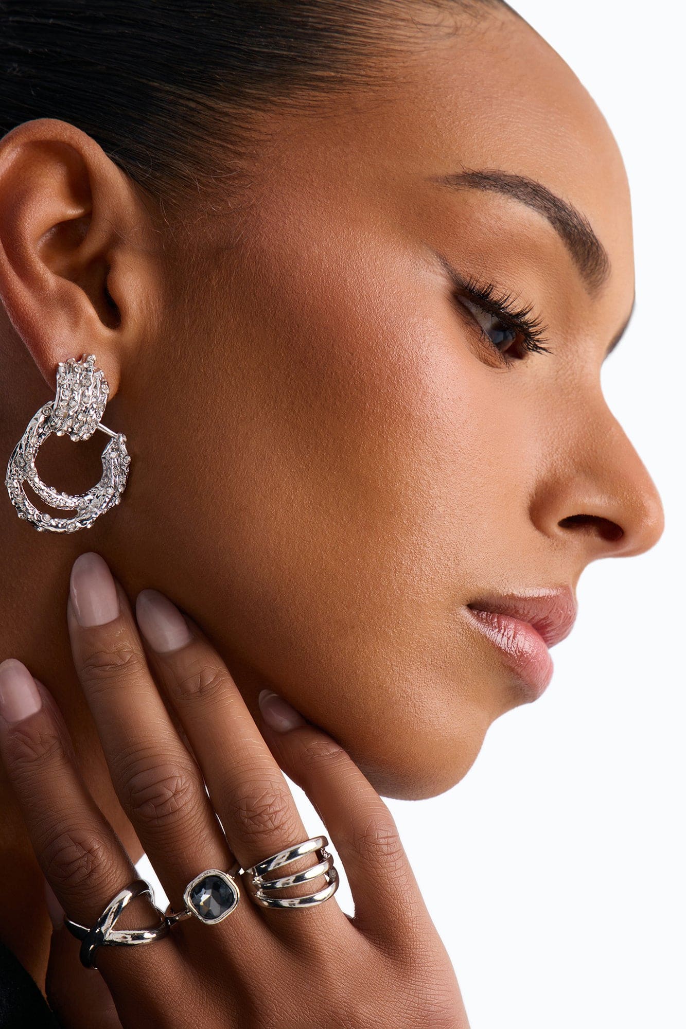 Live Your Best Life Earrings - Silver alternate