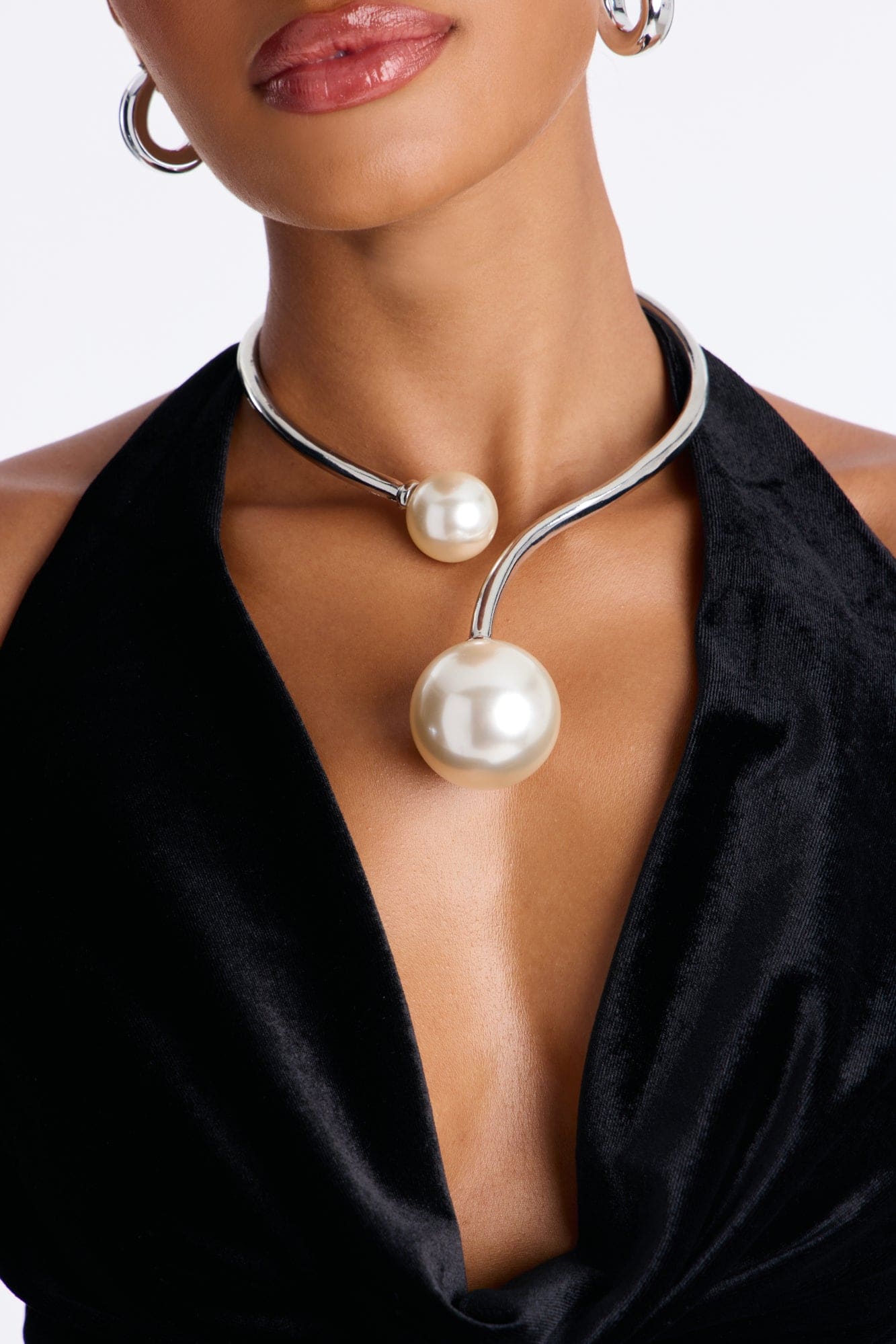 Polish The Look Choker - Silver alternate