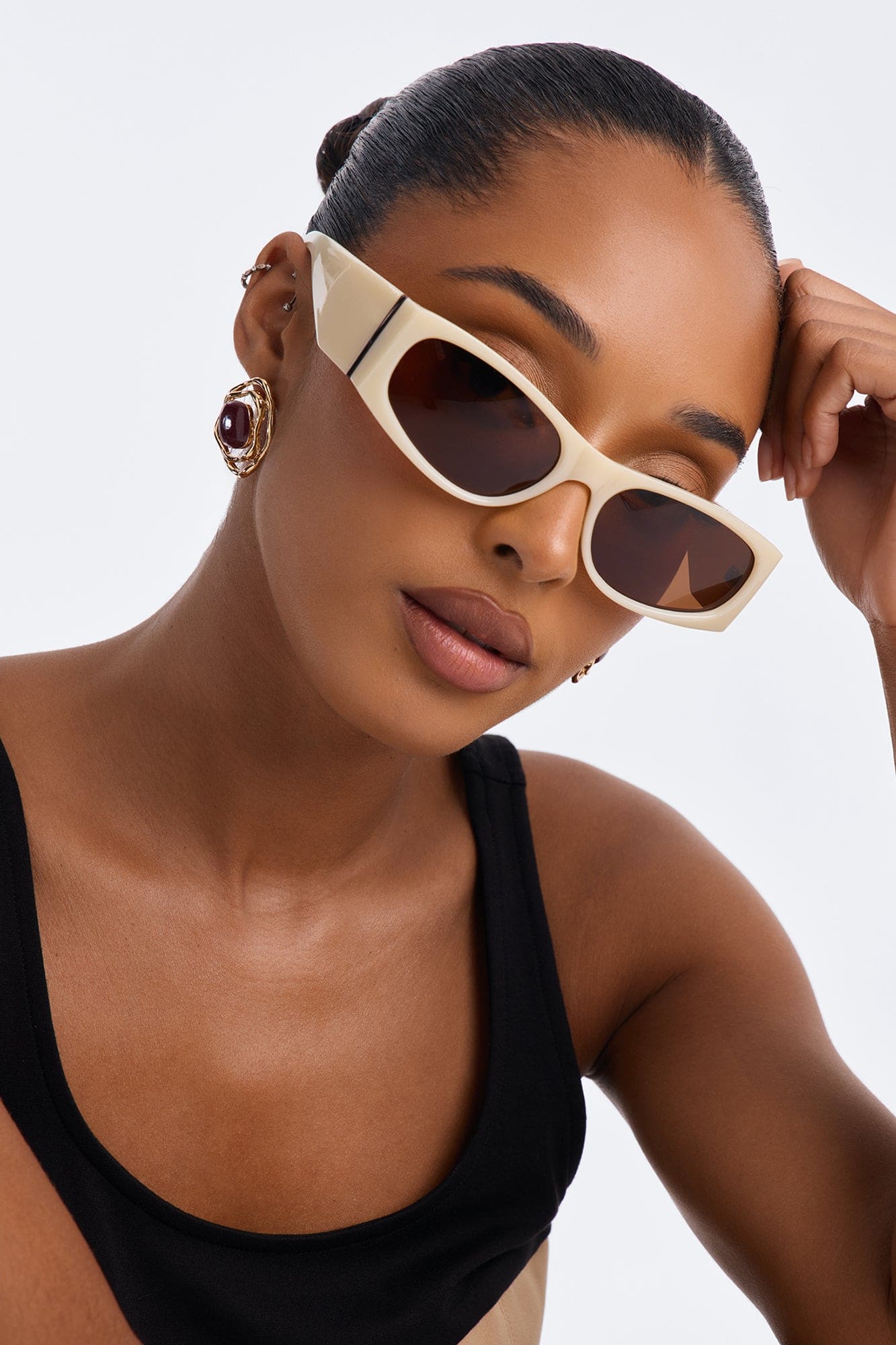 Ray Rush Sunglasses - Ivory alternate