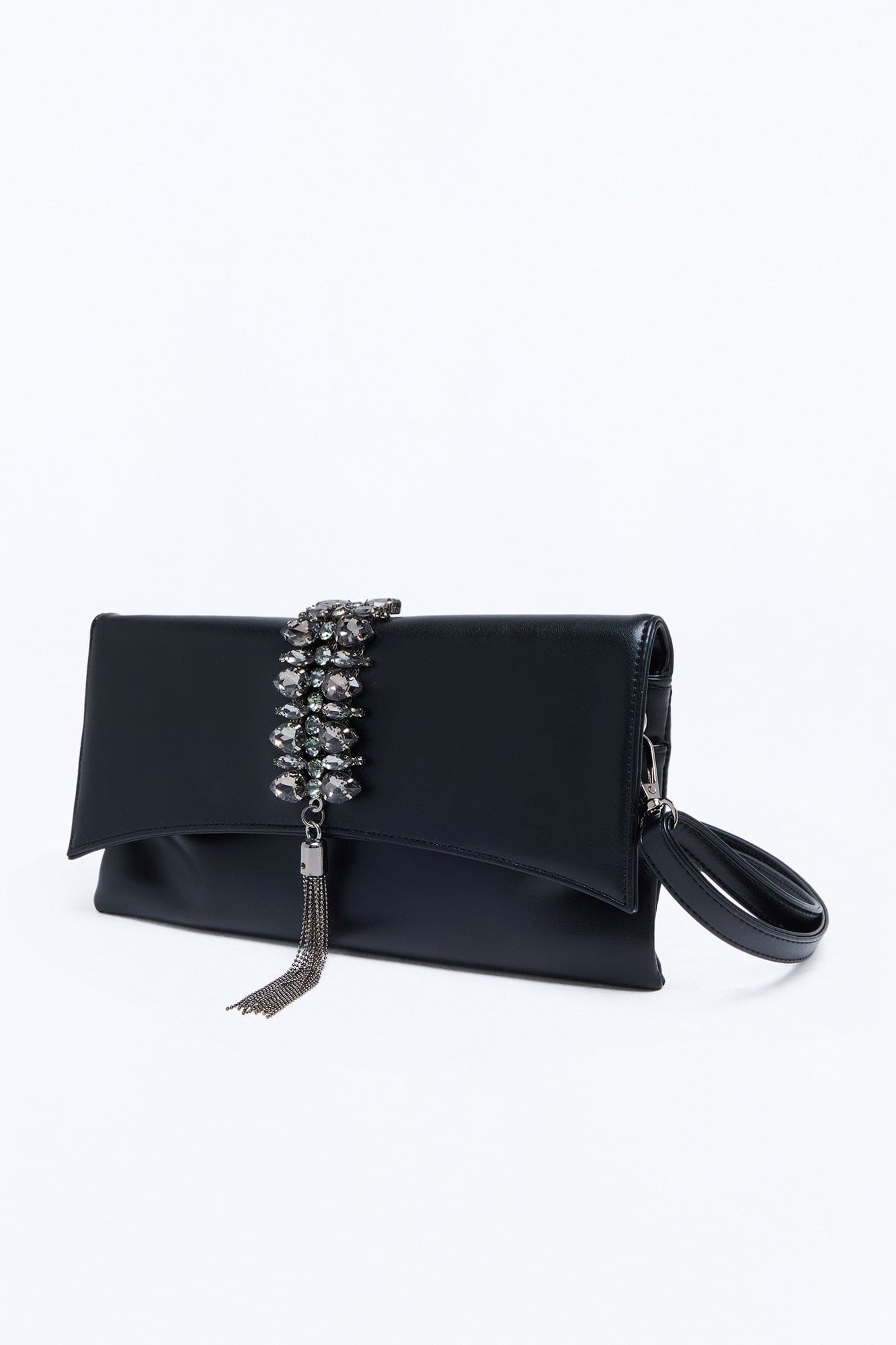 Spending All Your Money Faux Leather Crossbody Handbag - Black alternate