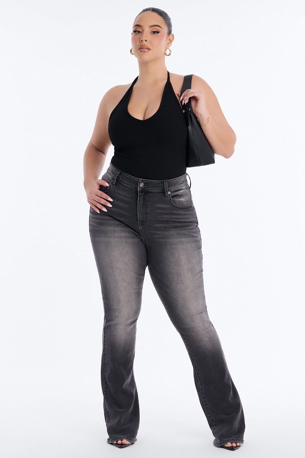 Gaia Snatched Tank Top - Black image 5