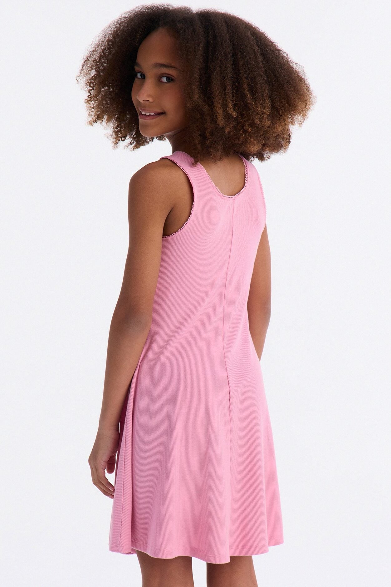 Mini Admiring Me Ribbed Mini Dress - Pink image 4