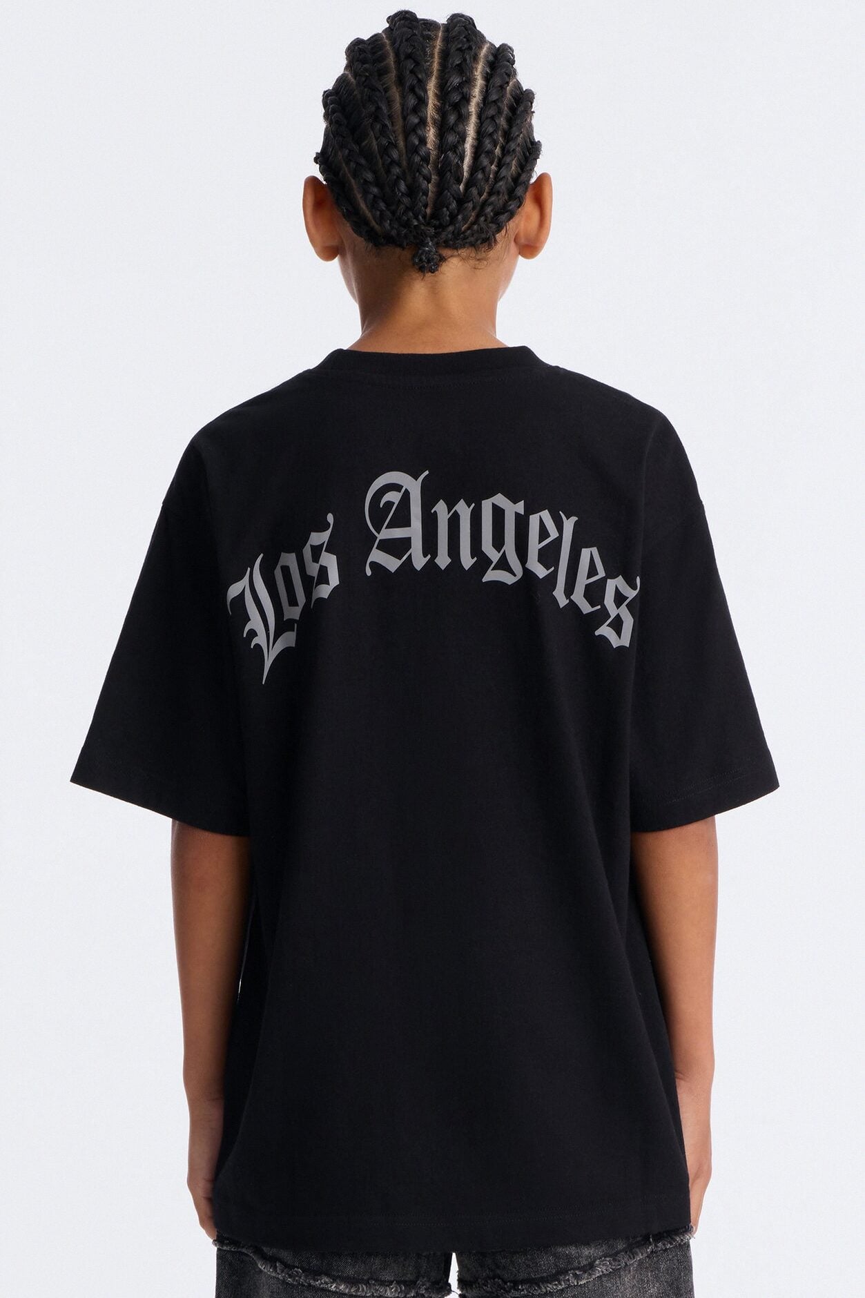 Mini Los Angeles Life Short Sleeve Front/Back Tee - Black image 1