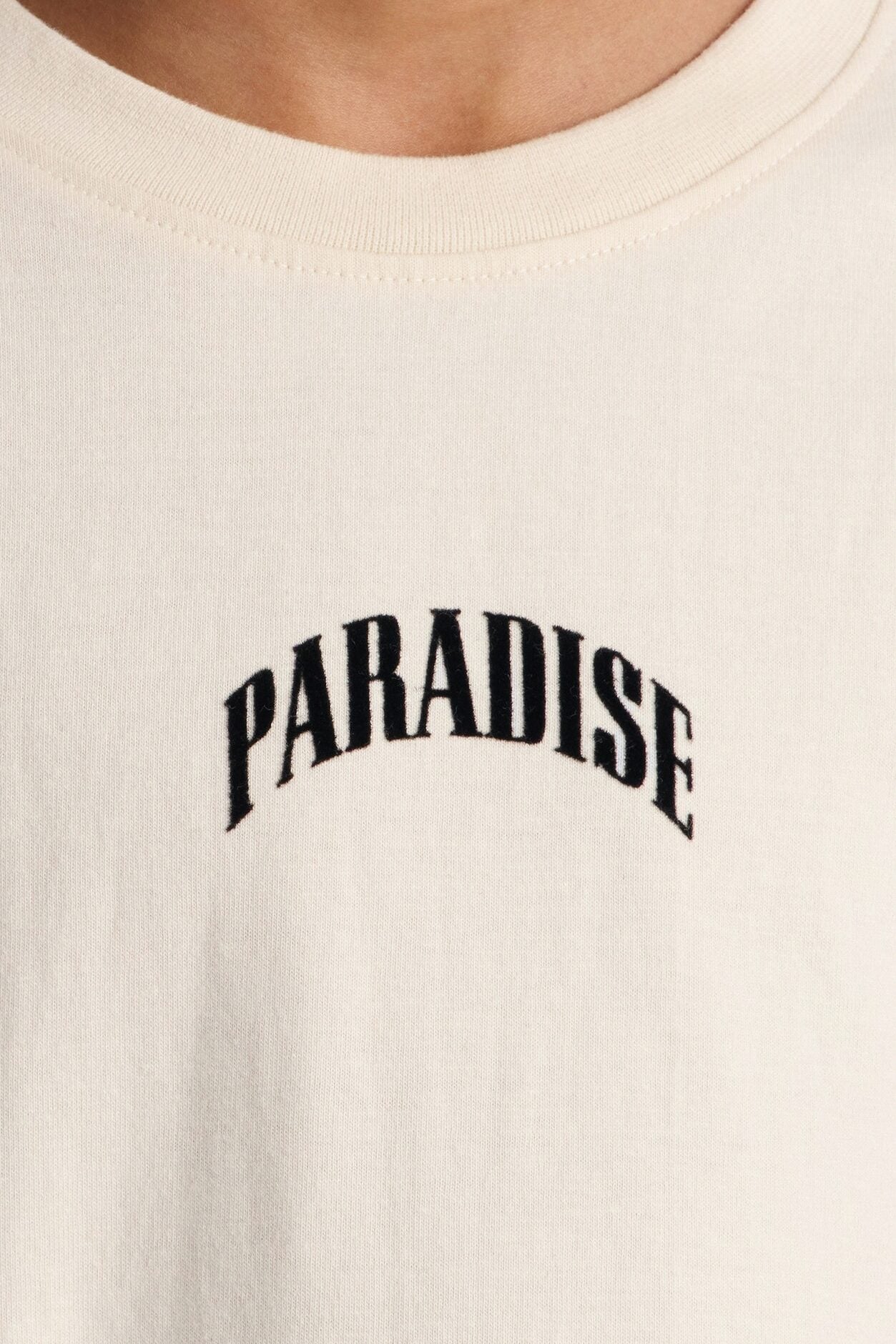 Mini Paradise Short Sleeve Front/Back Tee - Sand image 4