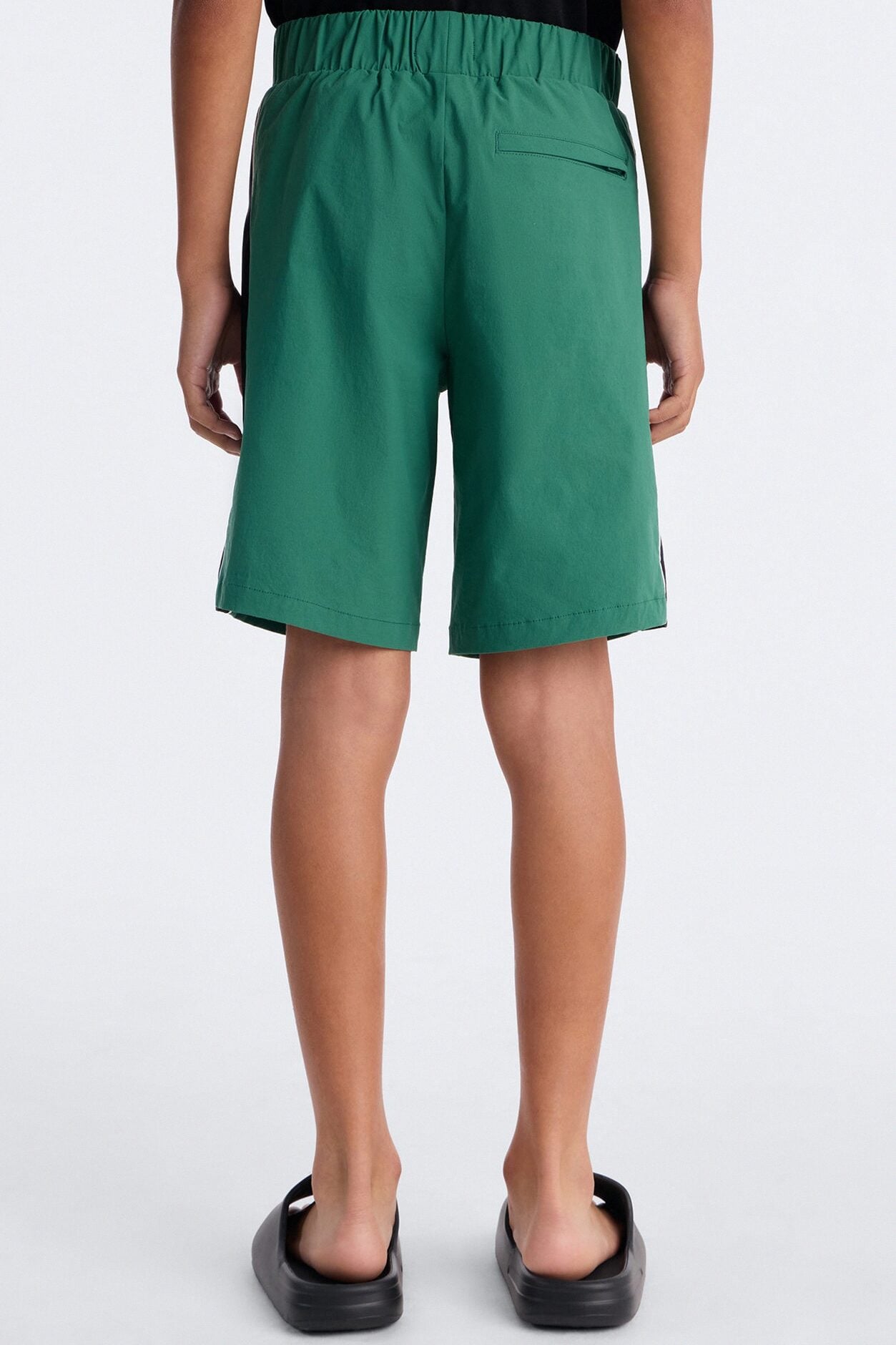 Mini Everyday Stretch Paneled Boardshorts - Green image 5
