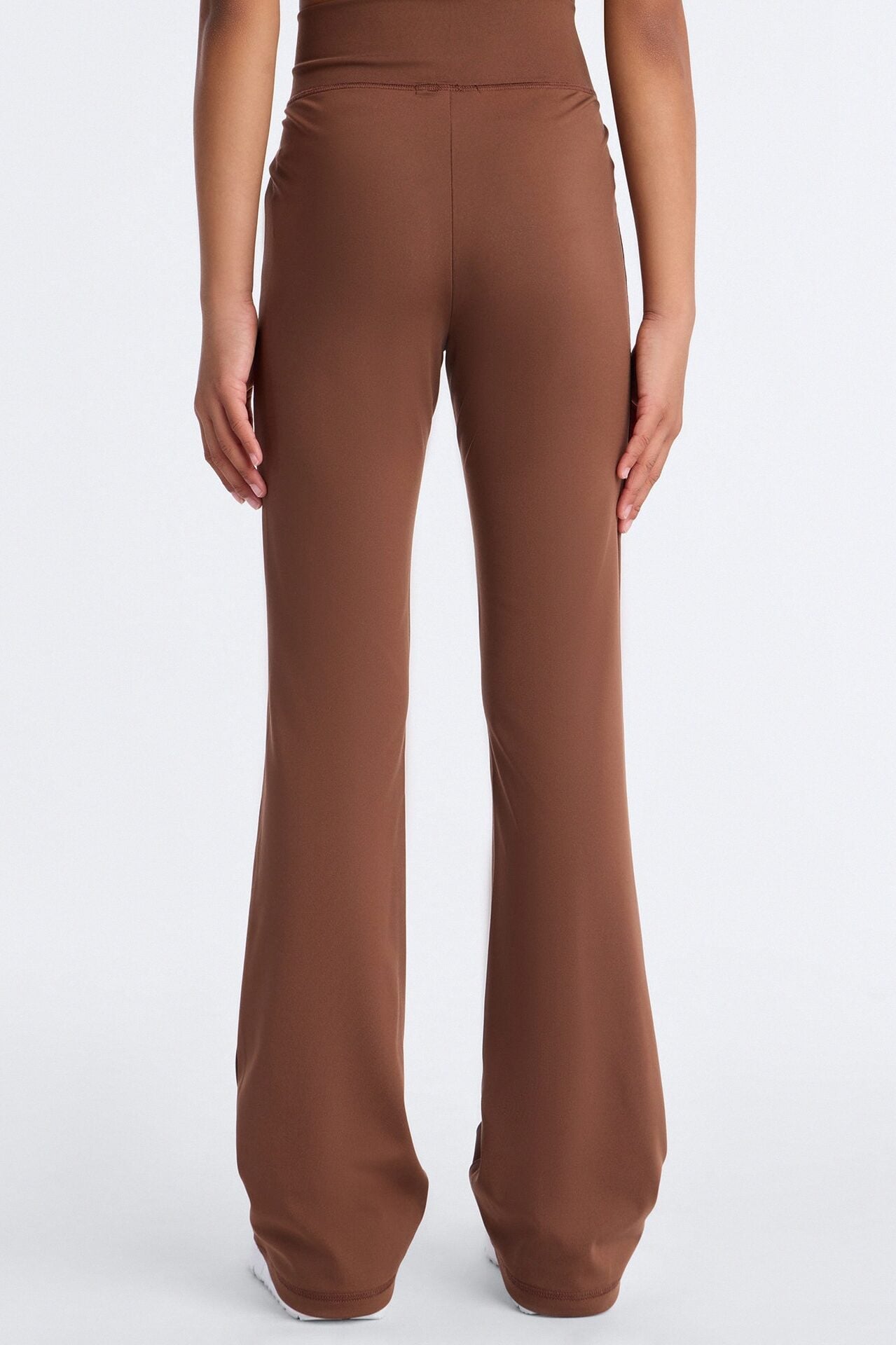 Mini Headed To Practice Sportscore Flare Leggings - Brown image 3