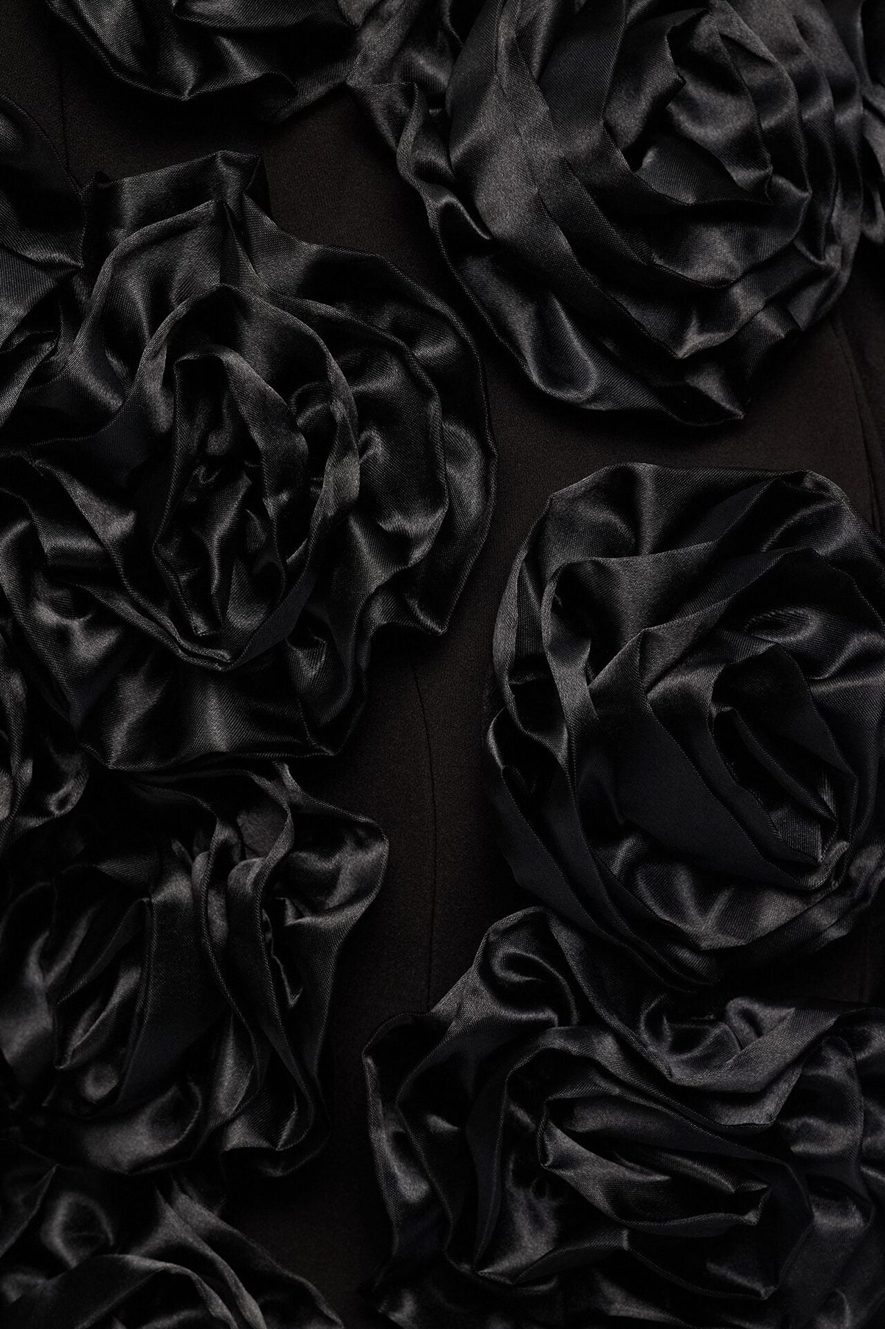 Petal Poise Floral Applique Jacket - Black image 4