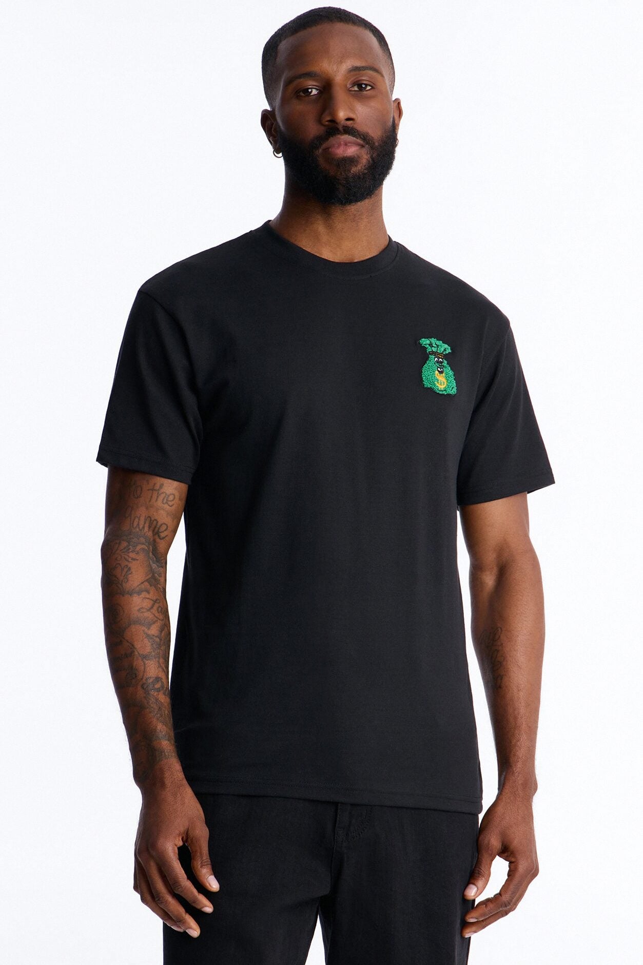 Lil Money Bag Short Sleeve Tee - Black image 1