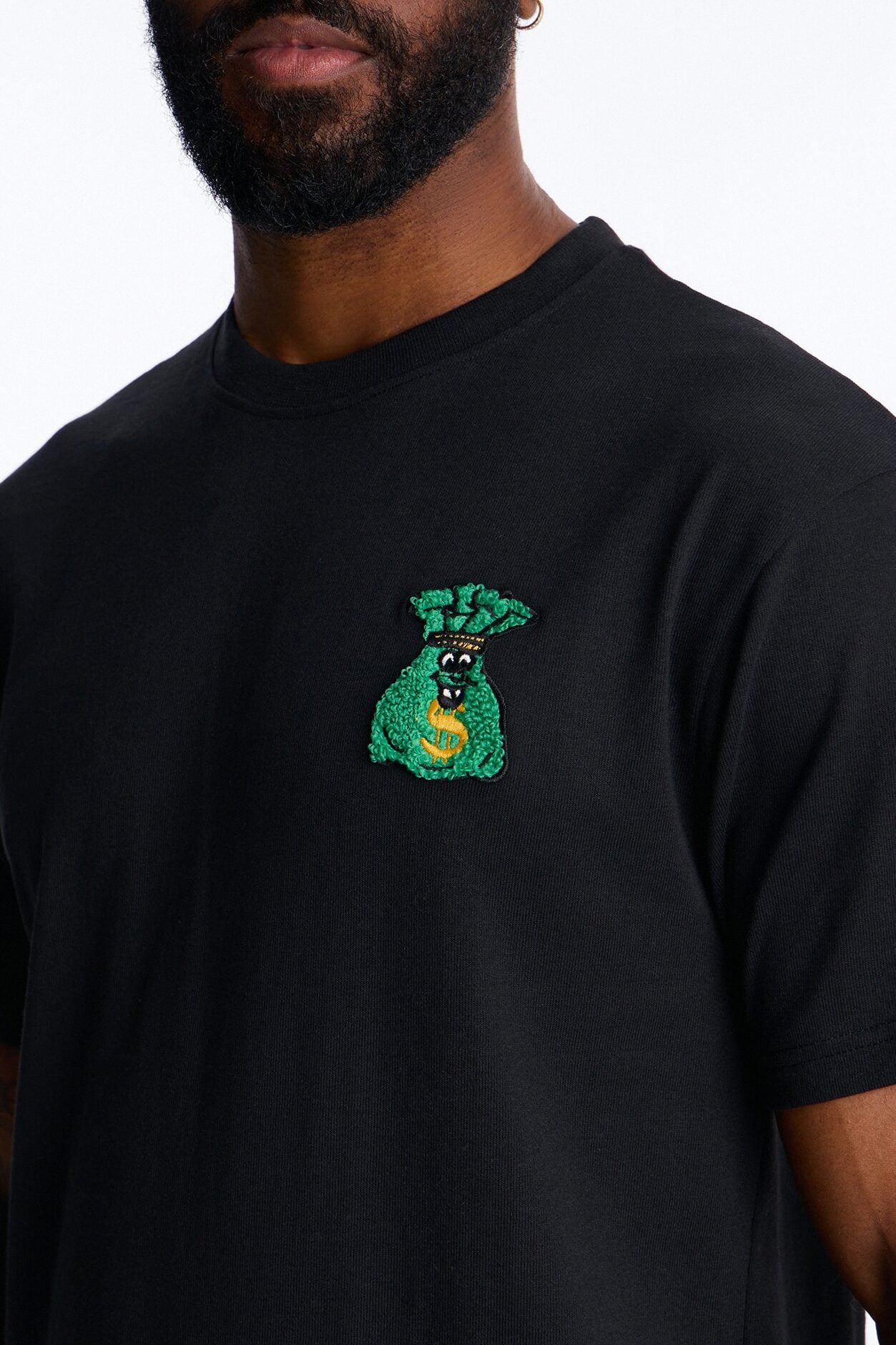 Lil Money Bag Short Sleeve Tee - Black image 3