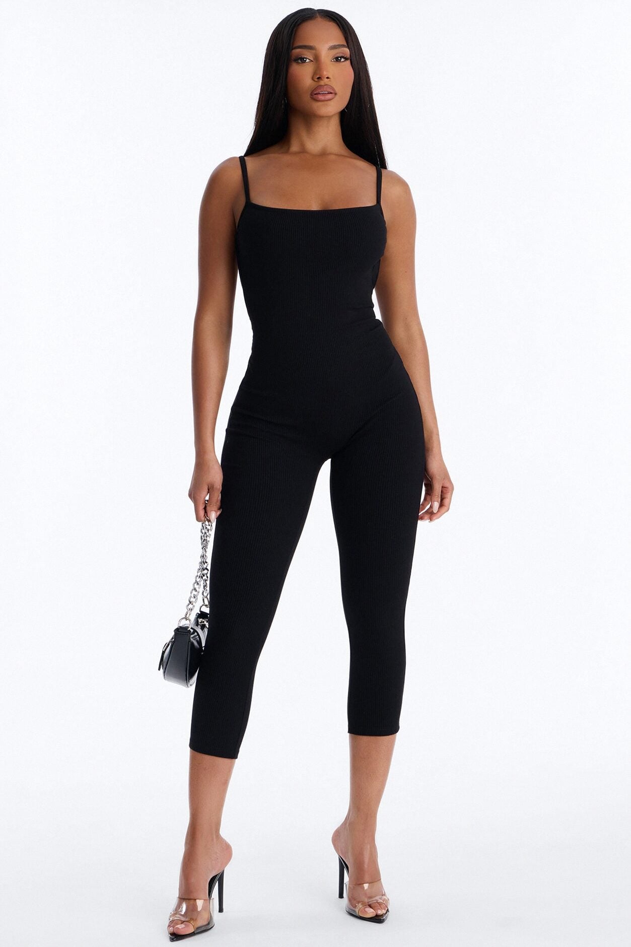 Chelsea Snatched Jumpsuit - Black image 3