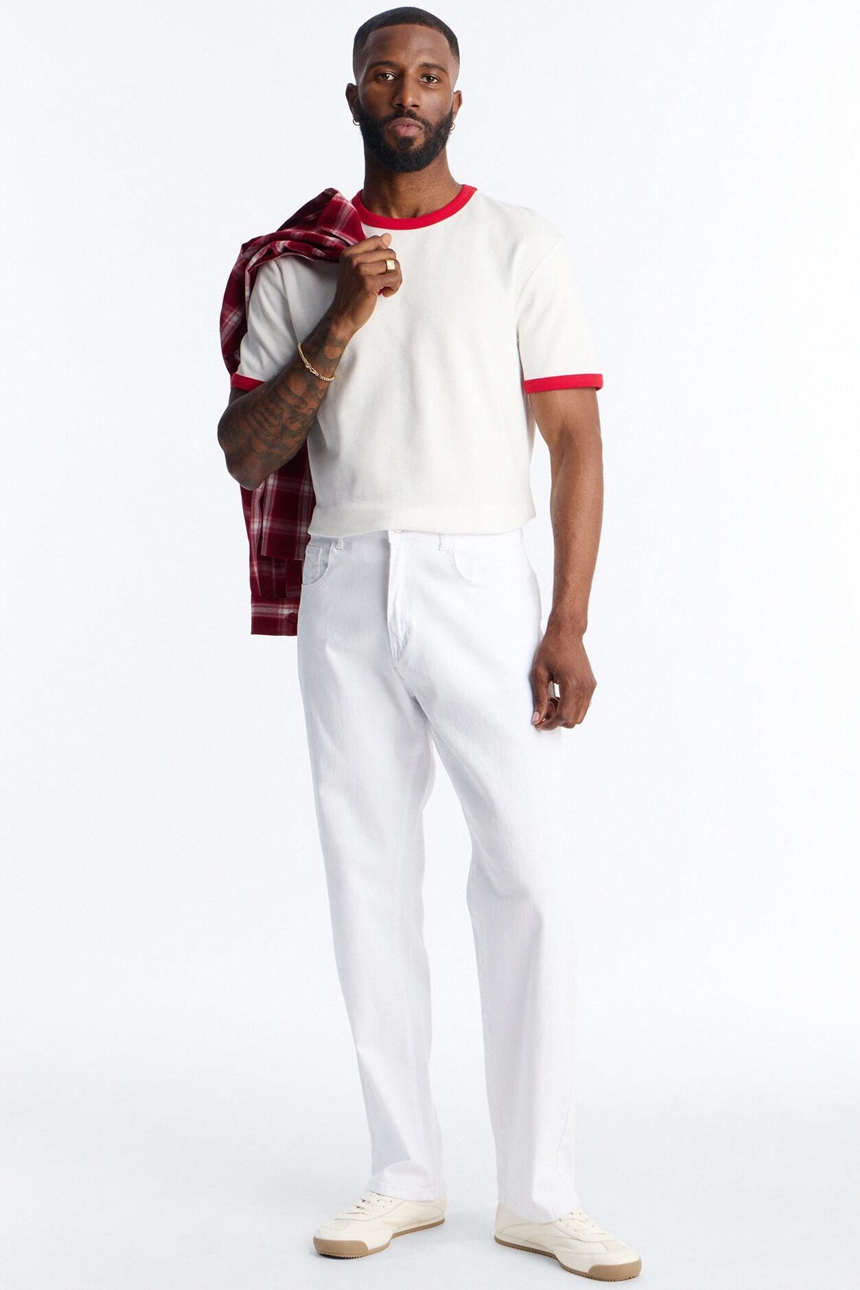 Clean Feel Straight Jean - White image 3