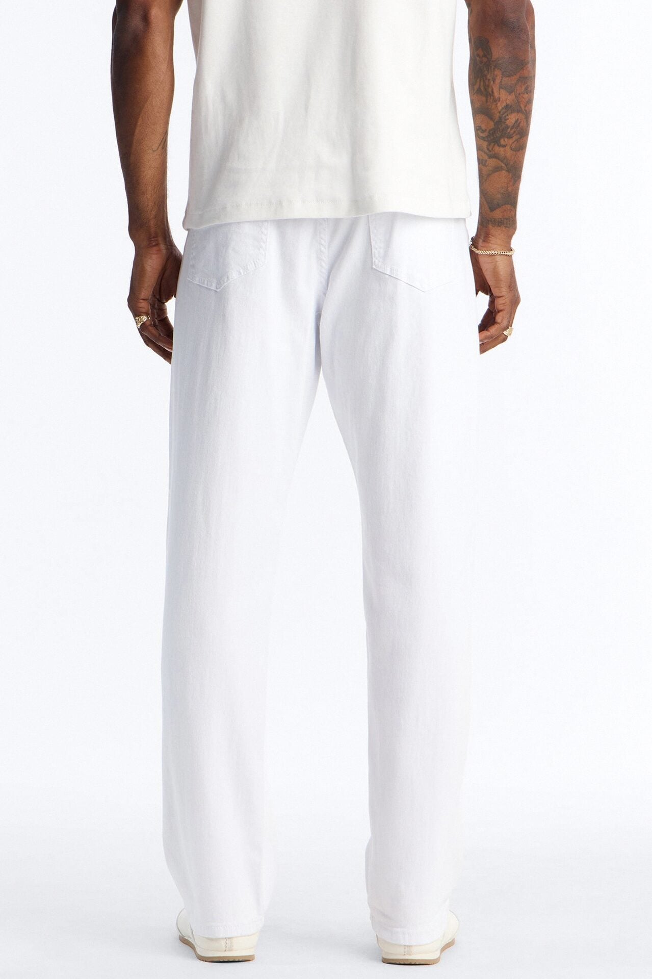 Clean Feel Straight Jean - White image 5