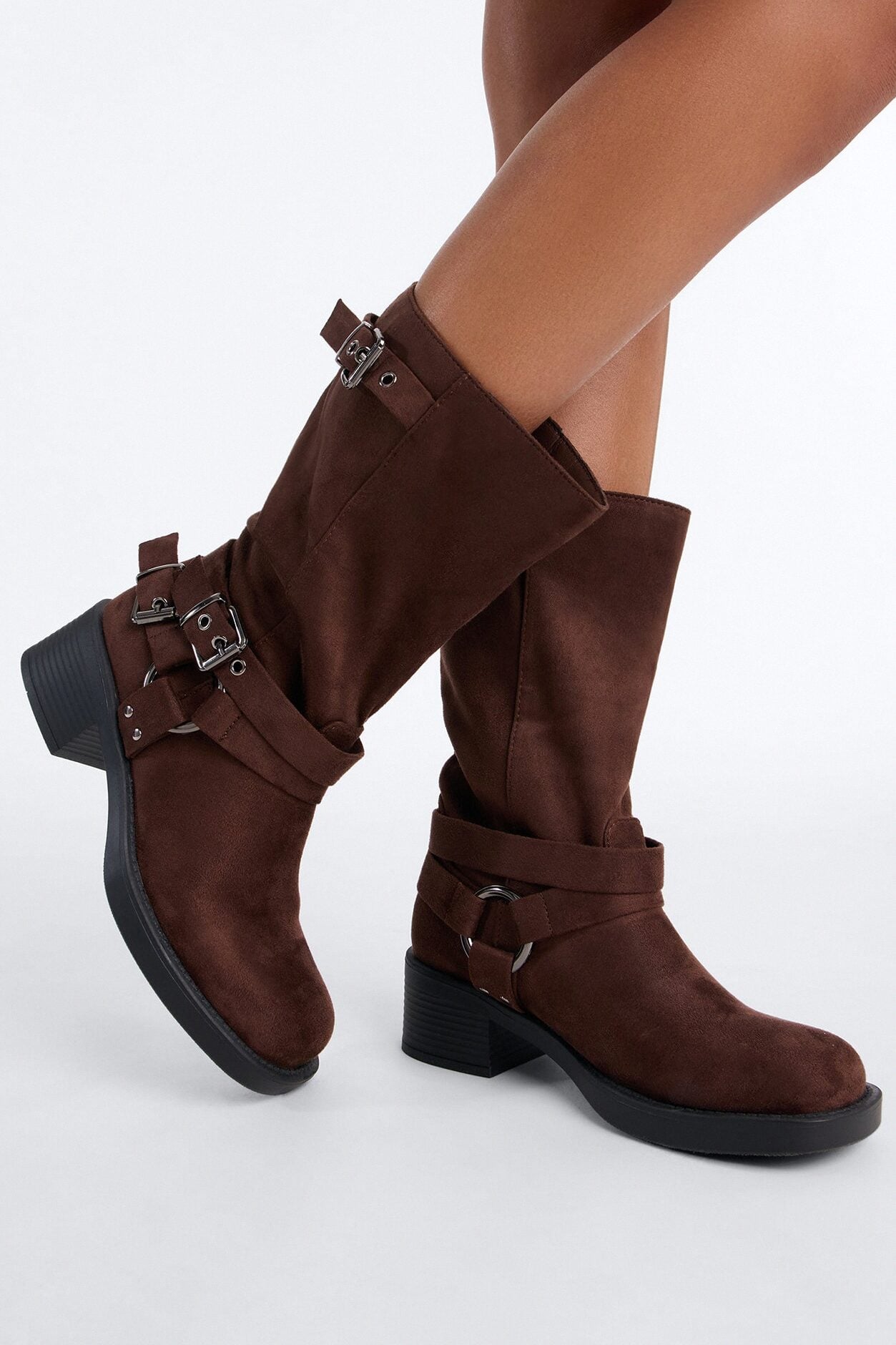Mavis Moto Boot - Chocolate image 3