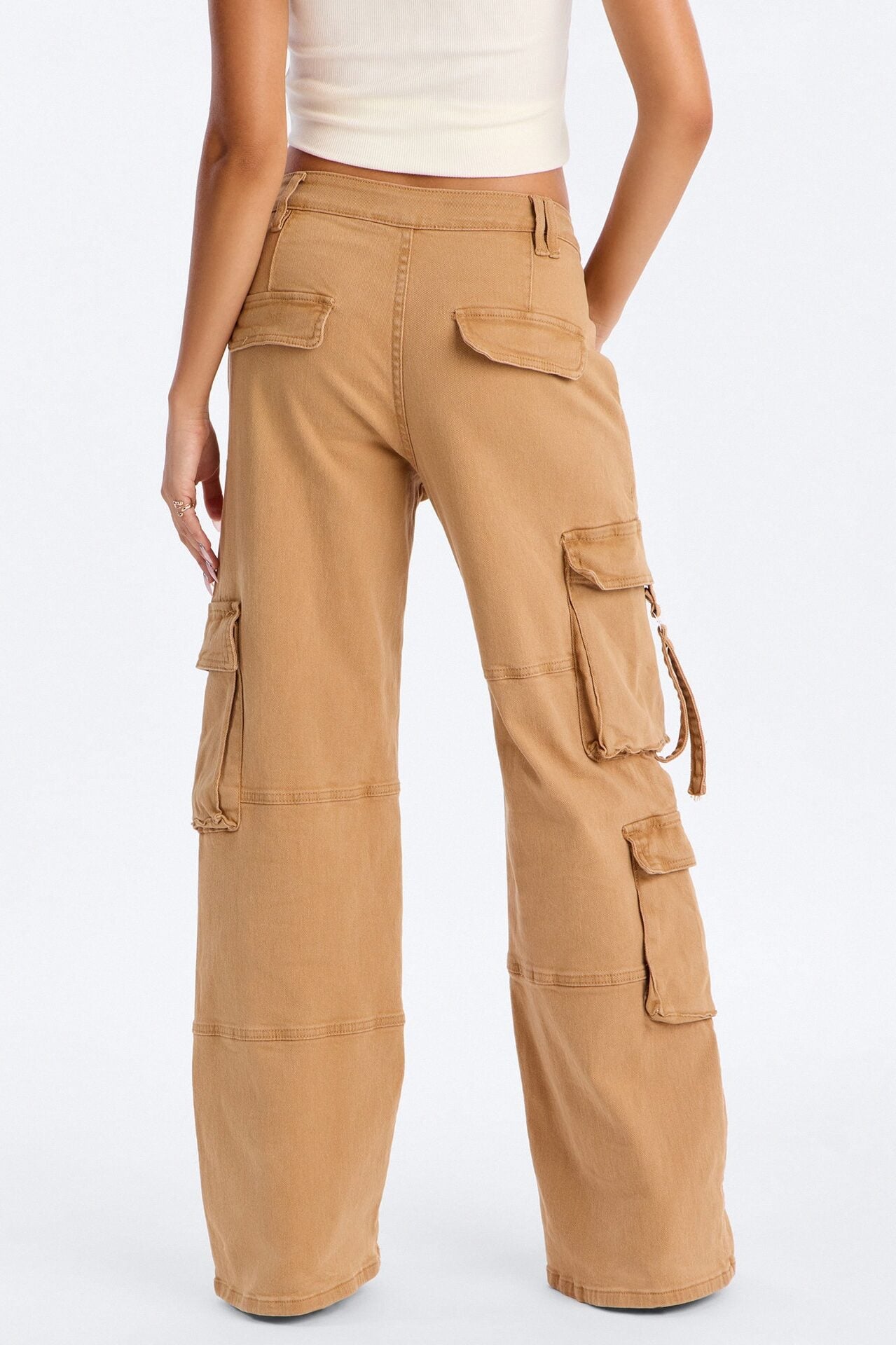 Desi Mineral Wash Cargo Pant - Khaki image 3