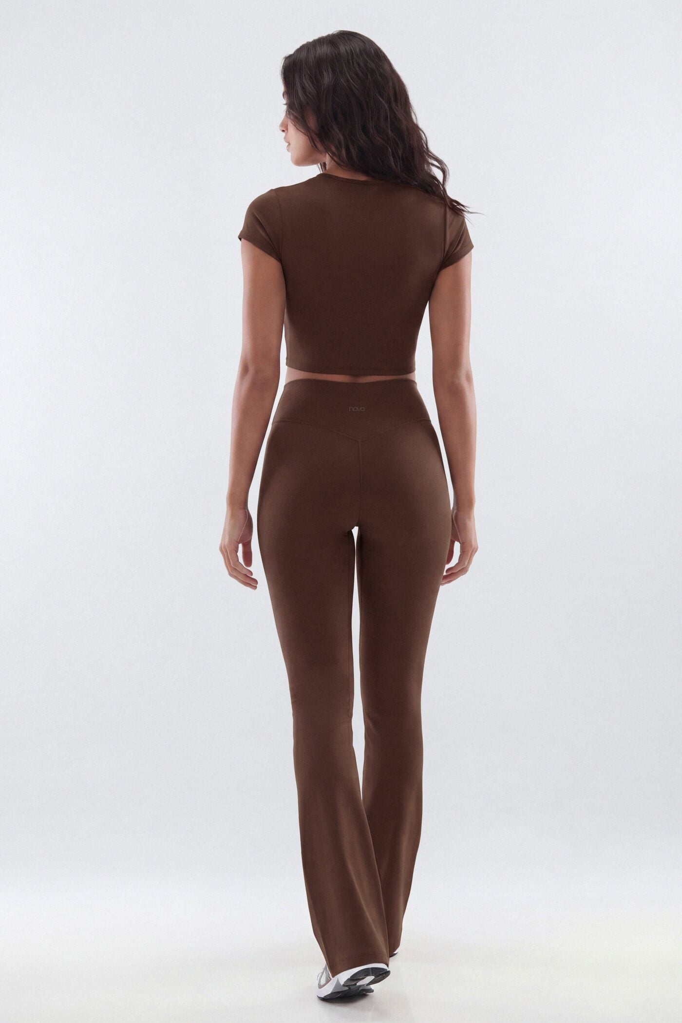 CloudForm™ 32″ Flare Legging - Brown image 3