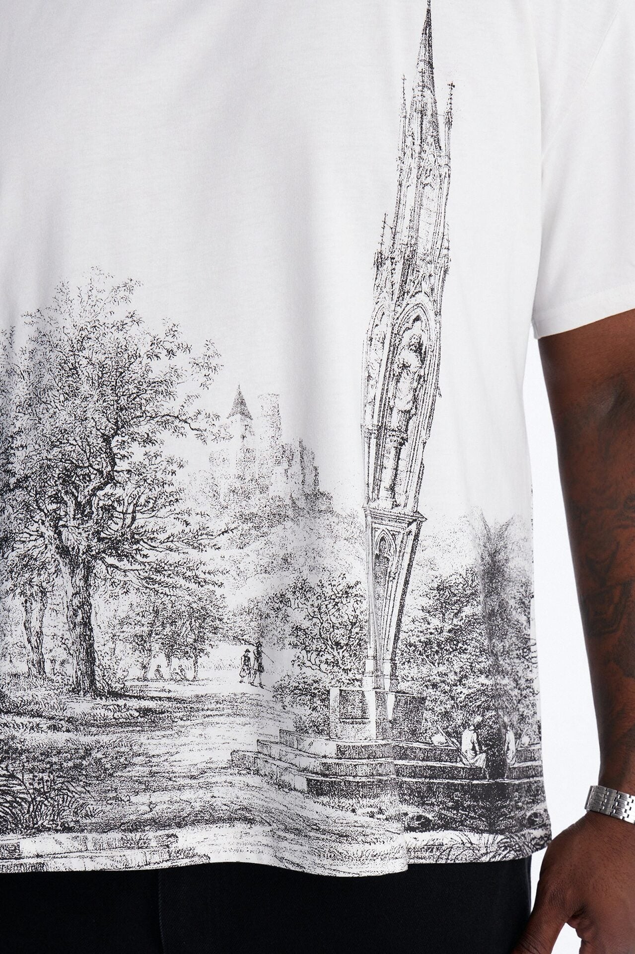 Hero's Expedition Oversized Short Sleeve Tee - White image 7