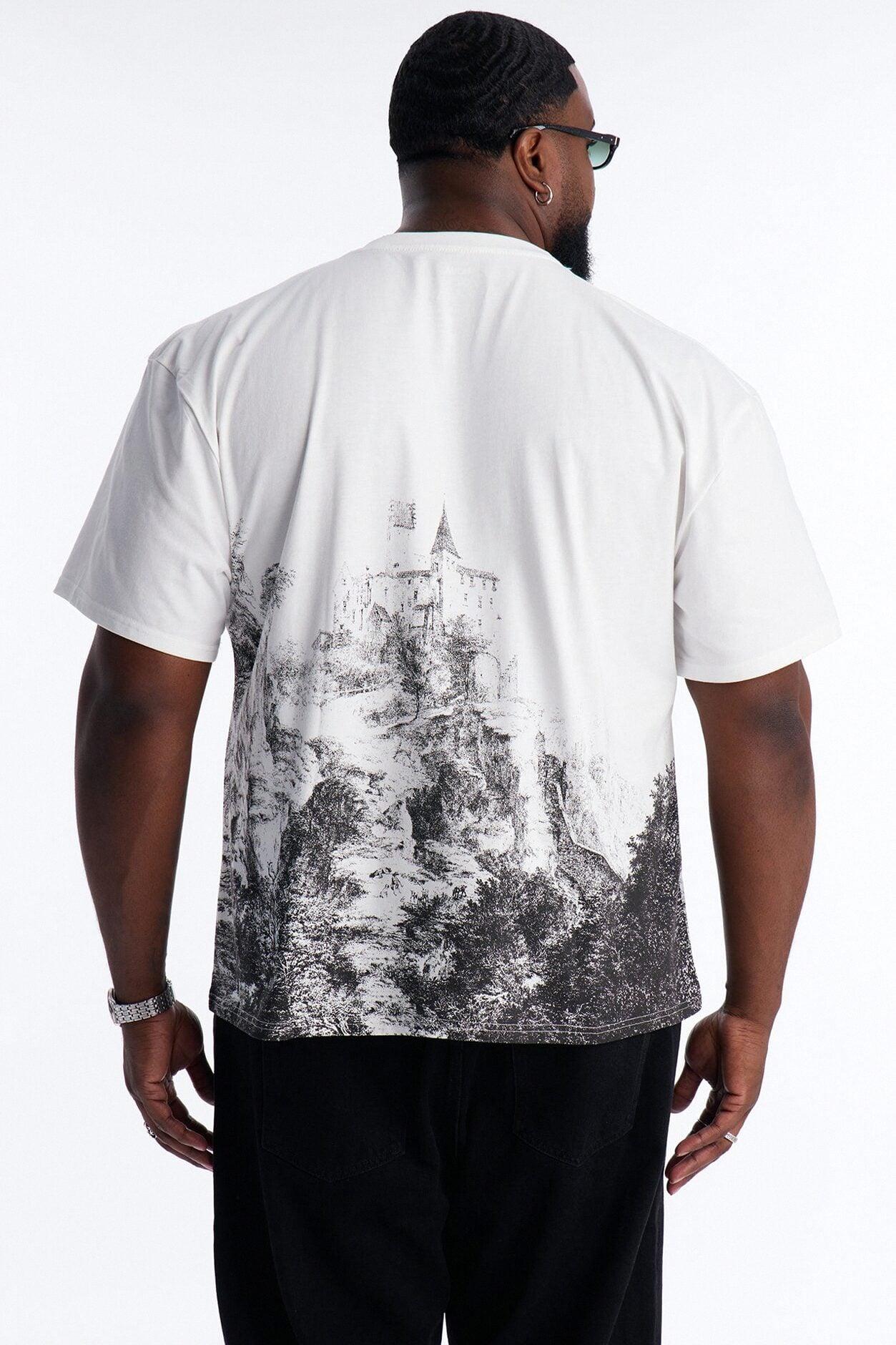 Hero's Expedition Oversized Short Sleeve Tee - White image 8