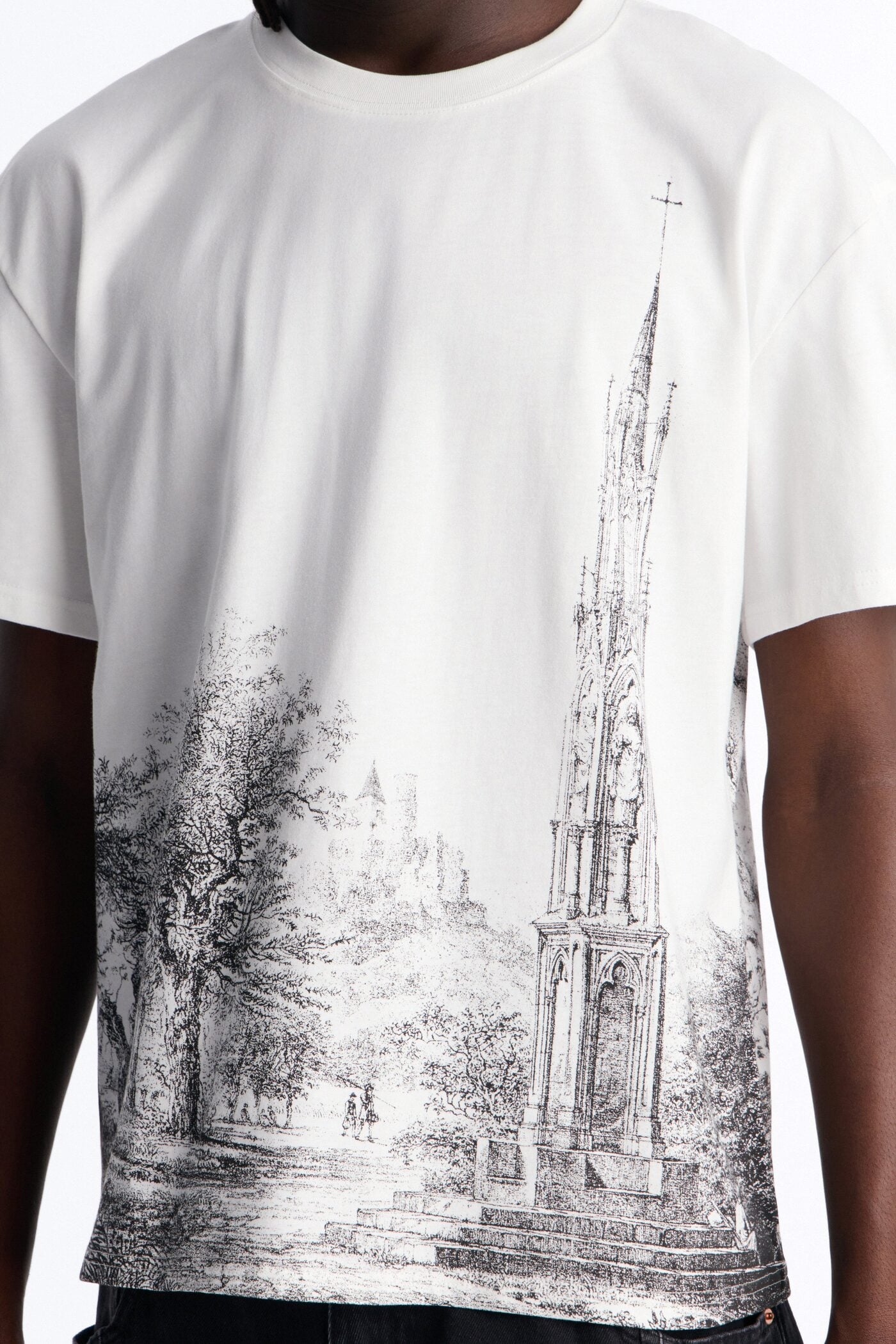 Hero's Expedition Oversized Short Sleeve Tee - White image 3