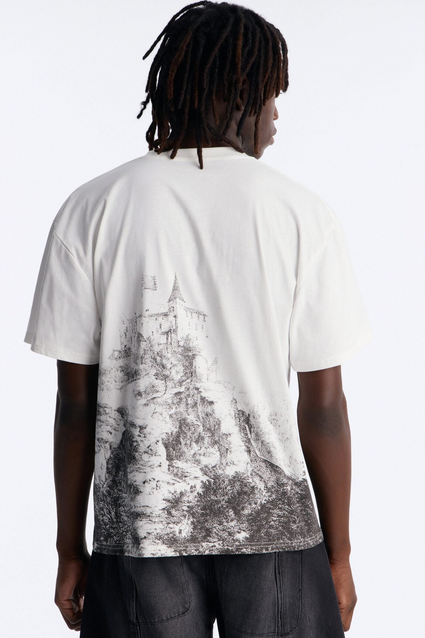 Hero's Expedition Oversized Short Sleeve Tee - White image 4