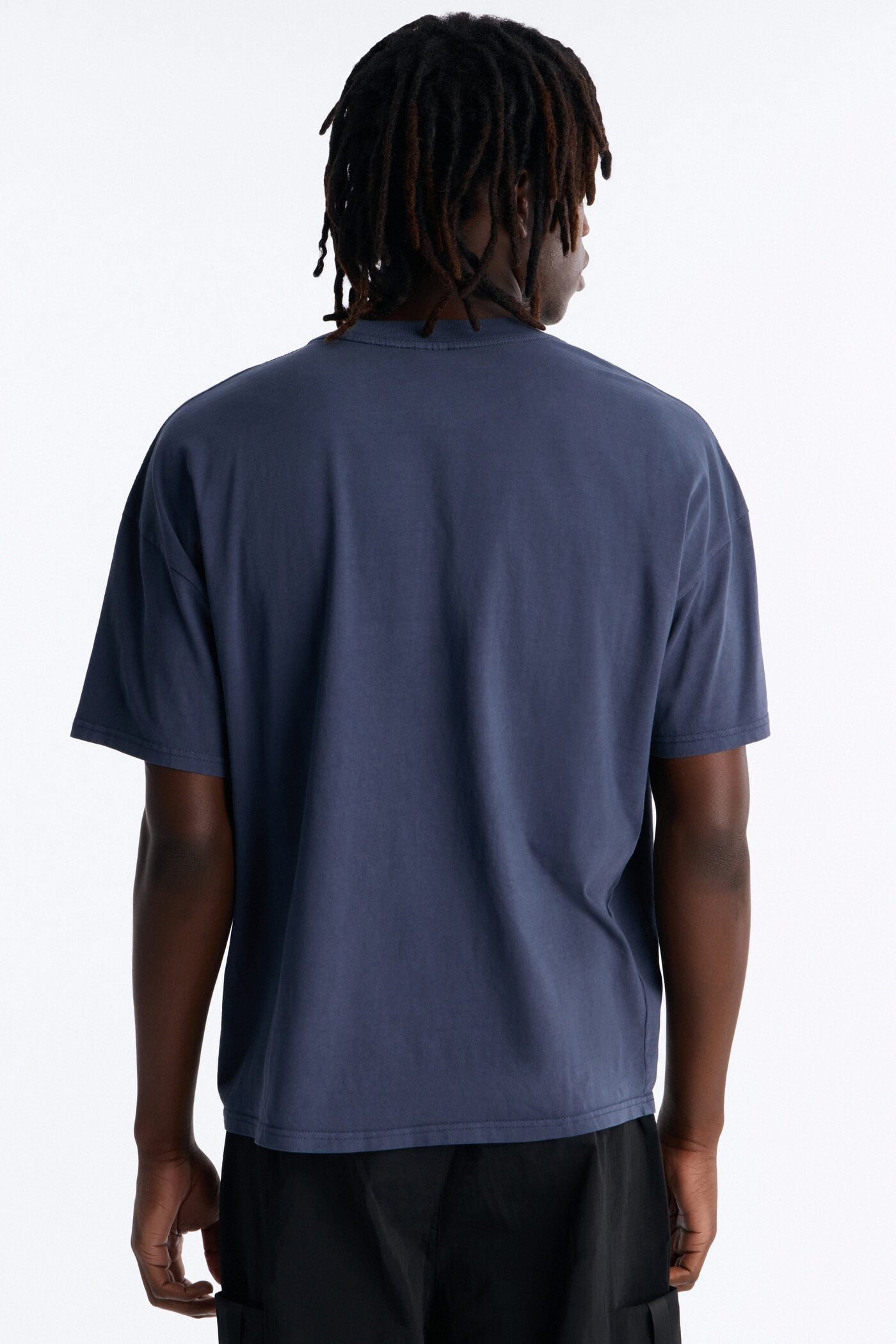 Bless Dreams Oversized Short Sleeve Tee - Navy image 4