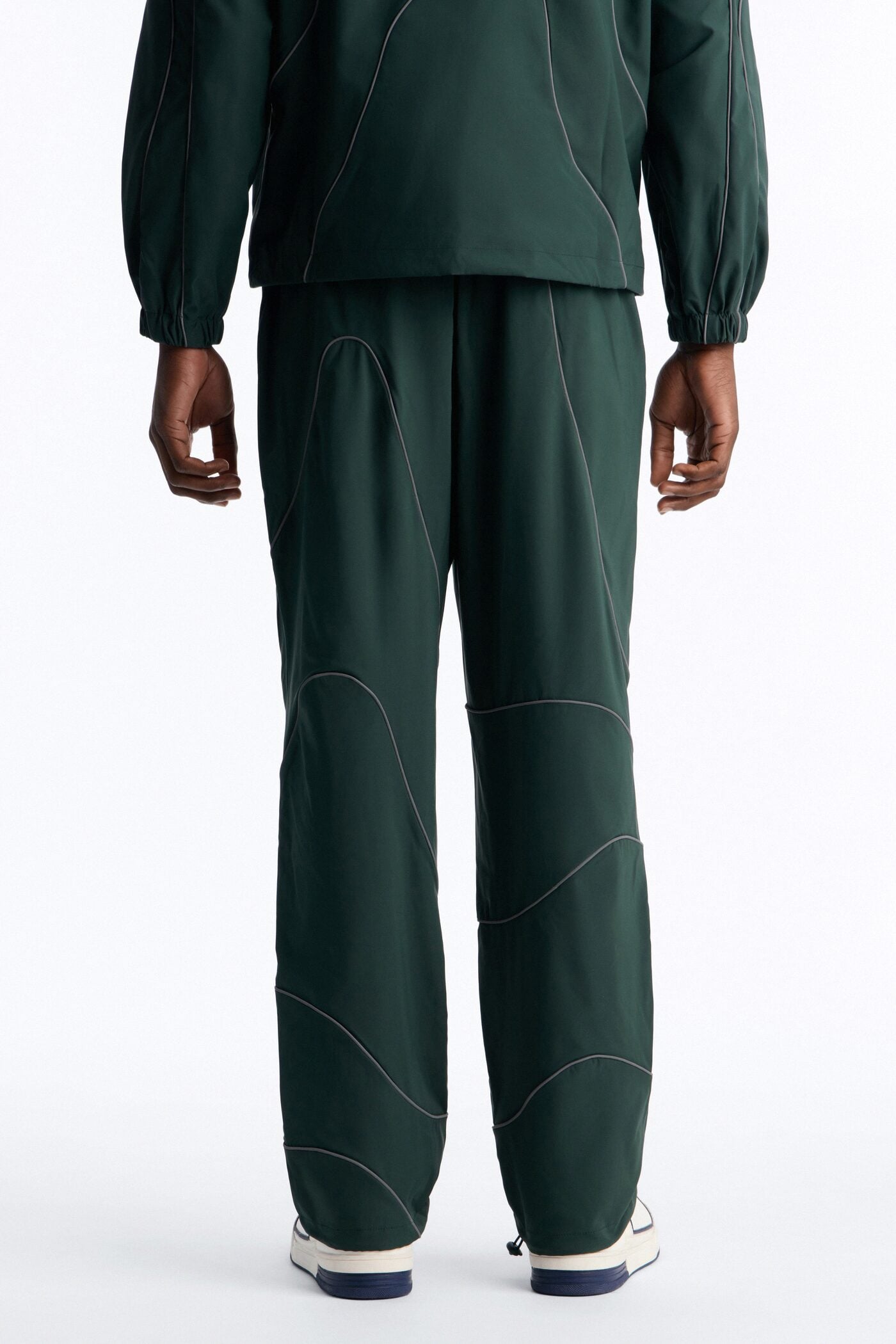 Straight Futuristic Mode Track Pant - Hunter Green image 4