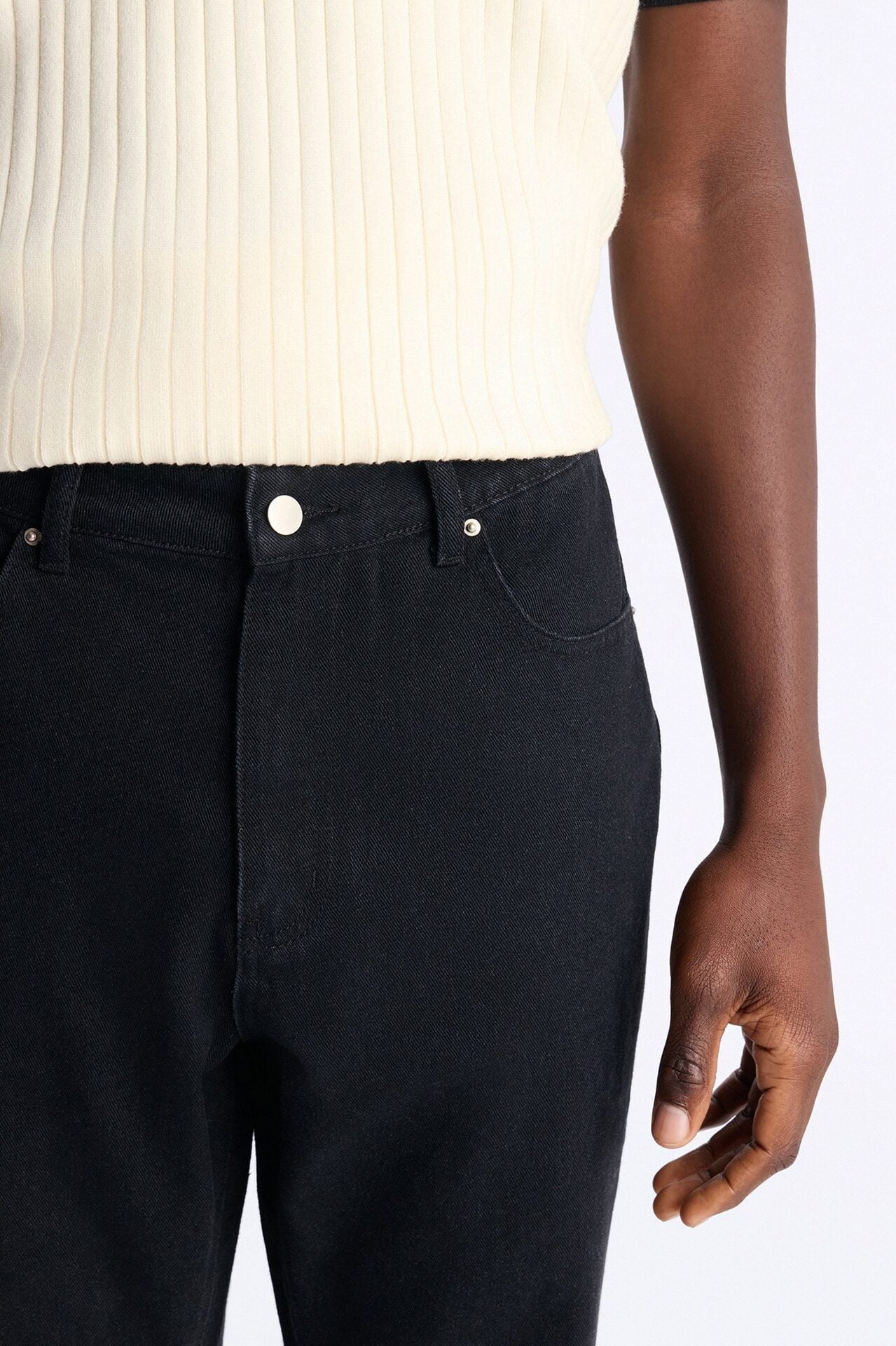 Routine Straight Flare Jean - Black image 3