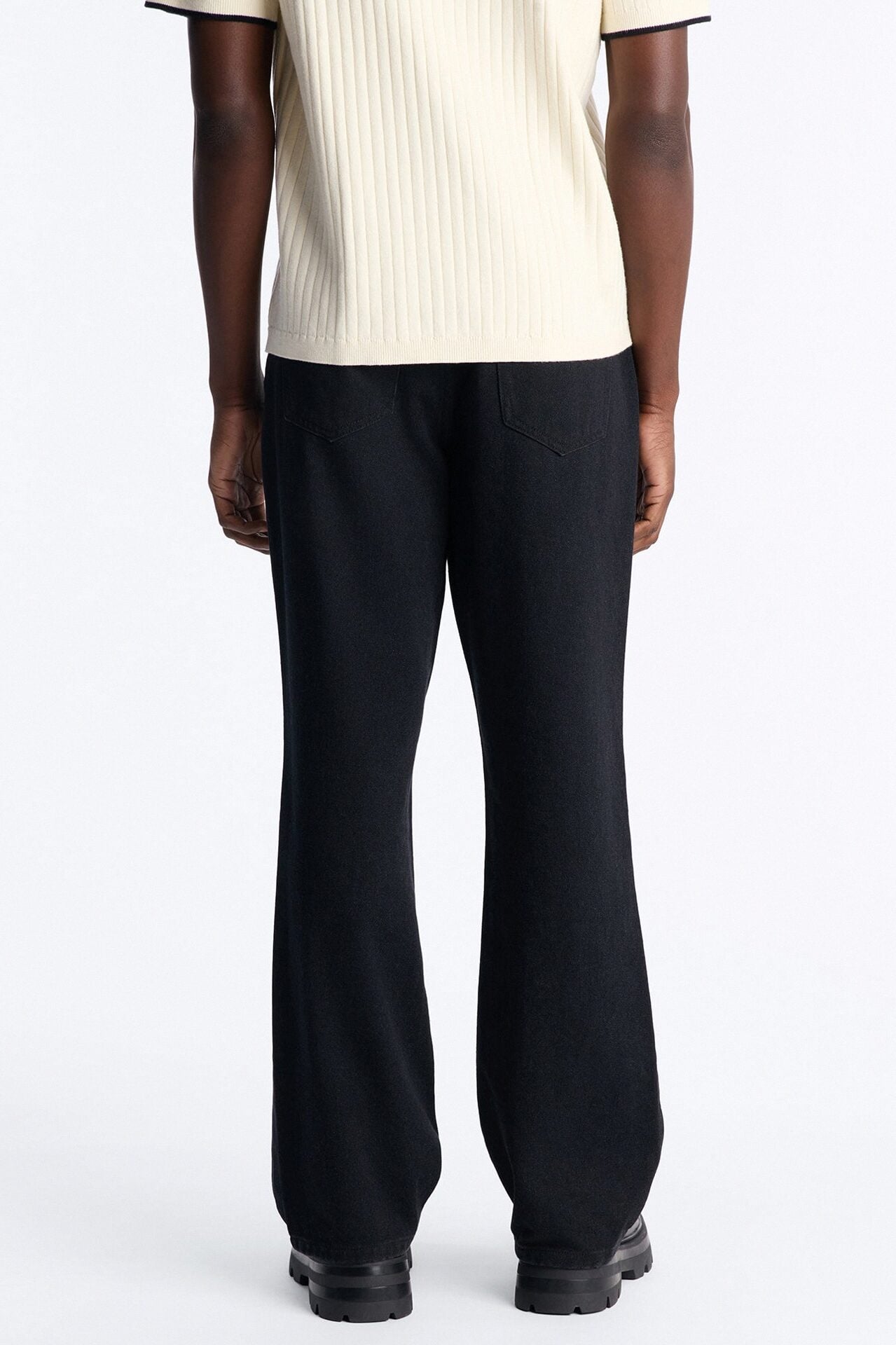 Routine Straight Flare Jean - Black image 4