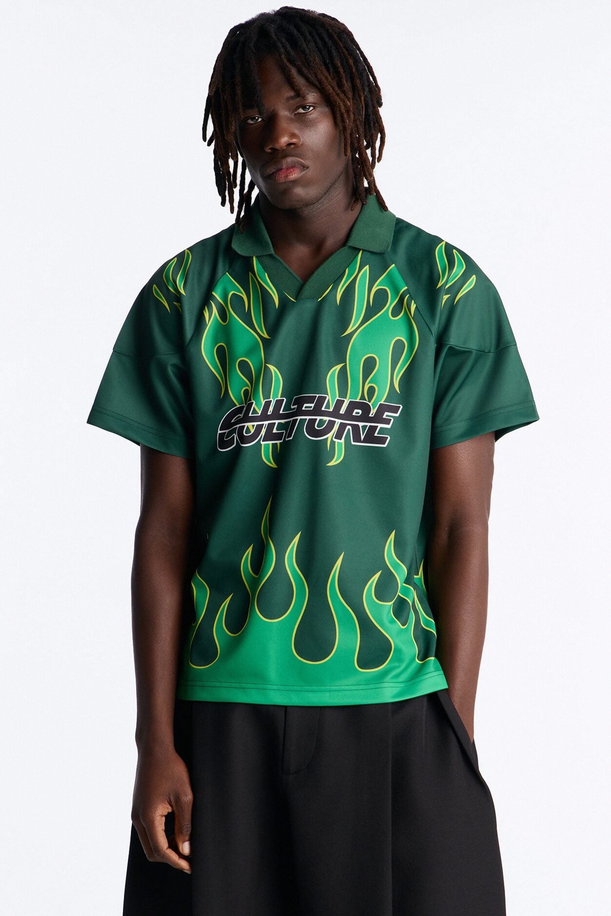 Fire Culture League Soccer Jersey - Green image 1