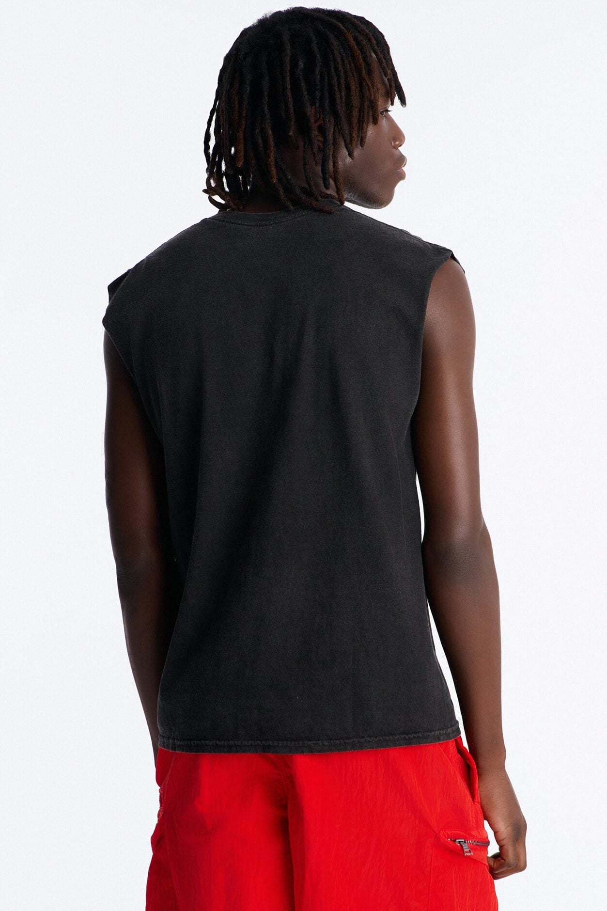 Saints Over Sinners Vintage Muscle Tee - Black image 4