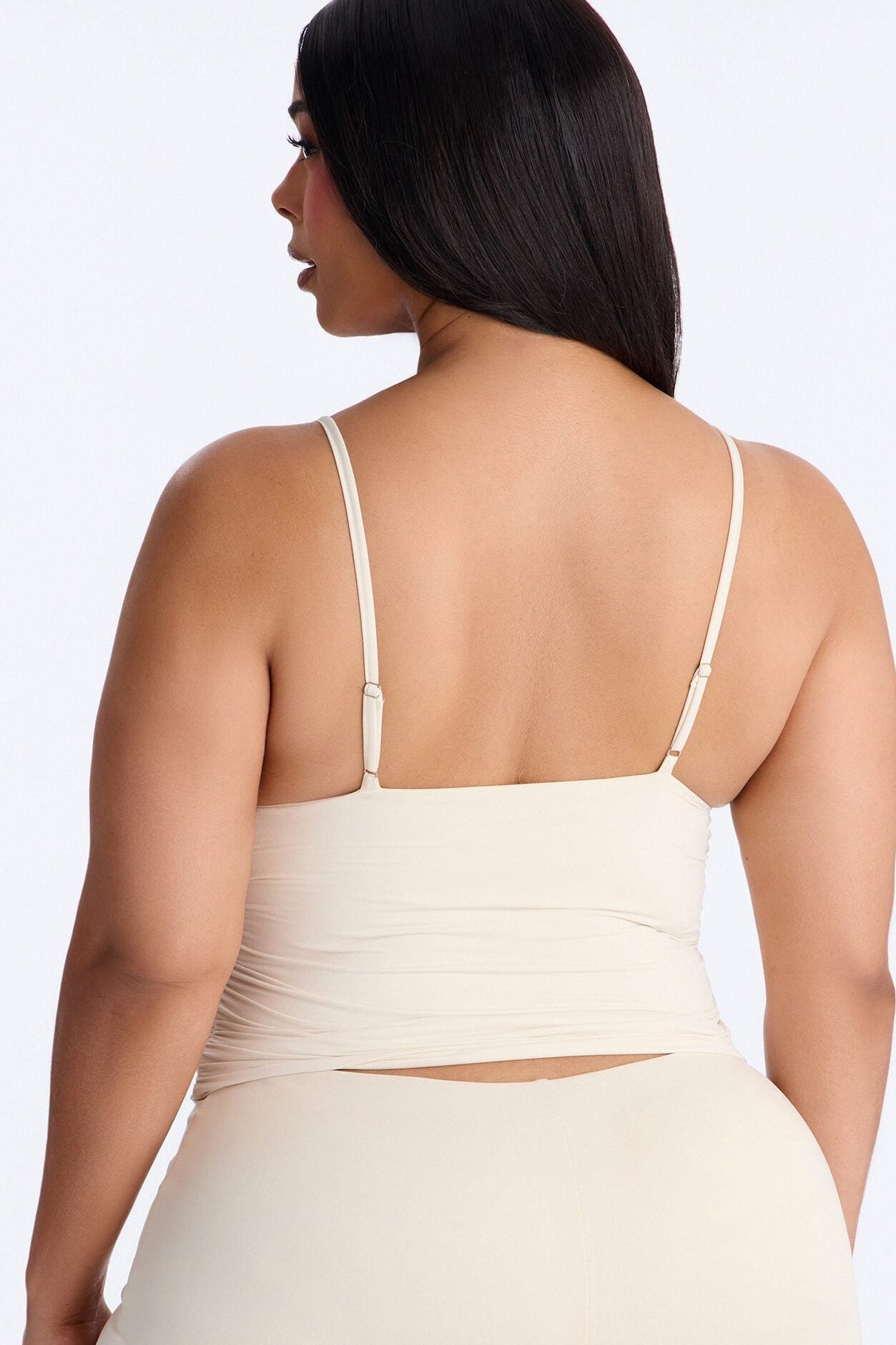 Second Skin Deep U Neck Cami - Bone image 7
