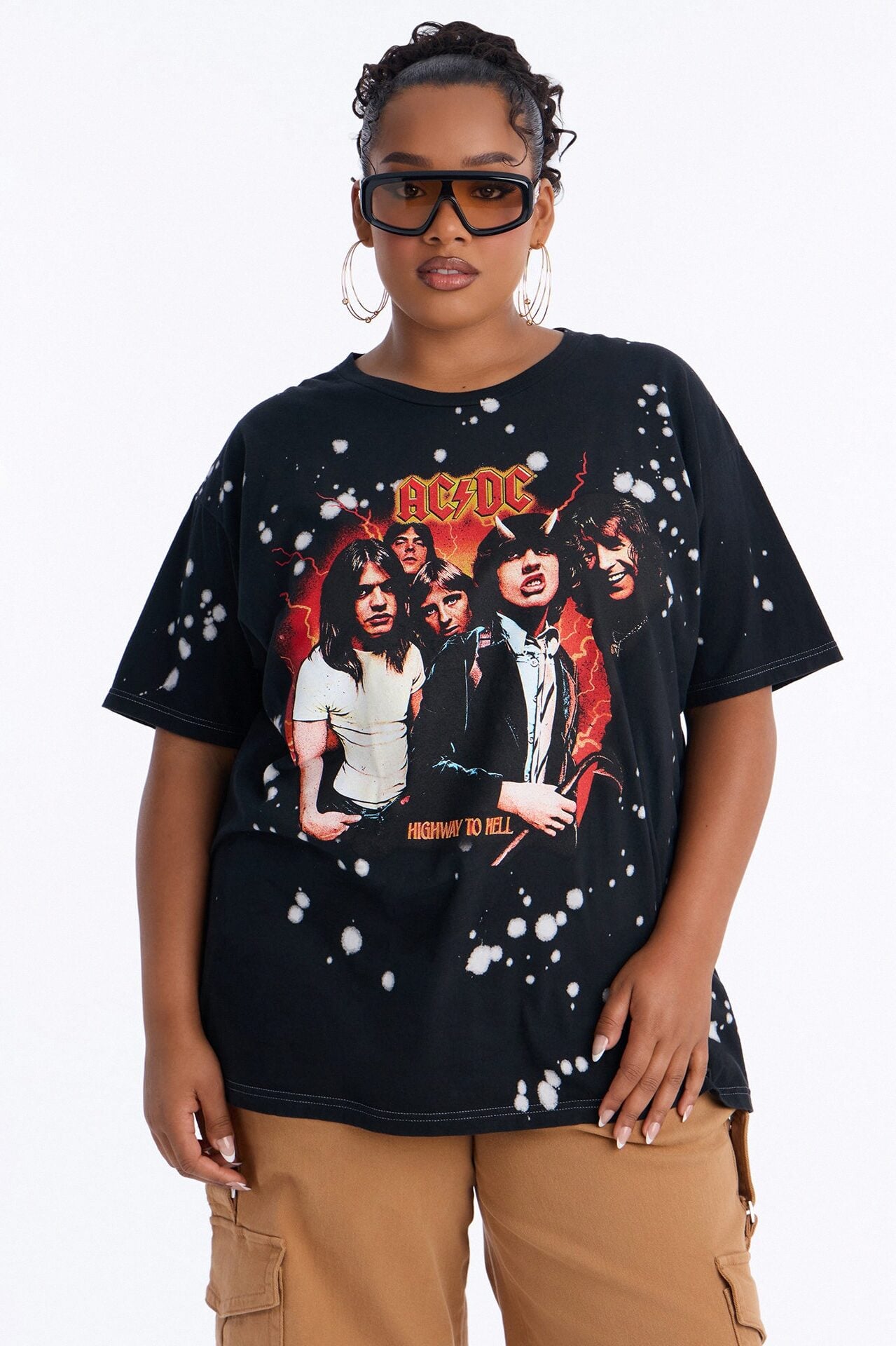 Highway To Hell ACDC Short Sleeve T-Shirt - Black image 4